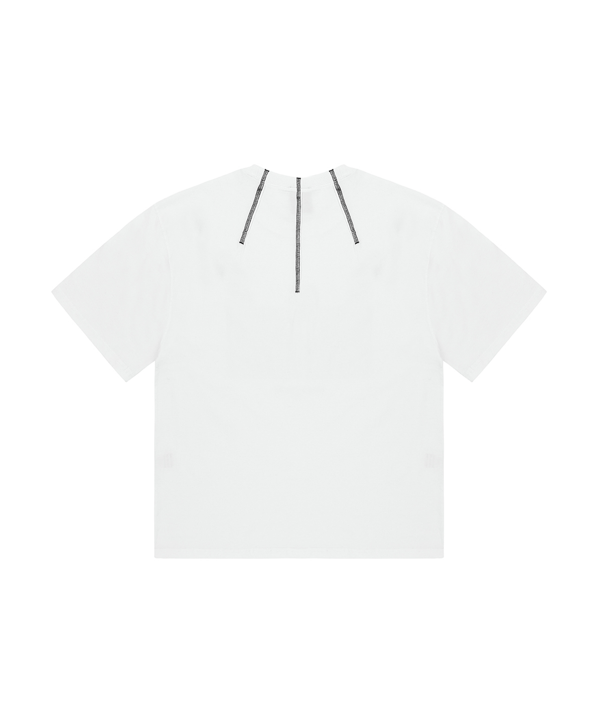 오픈야드(오와이)(OPENYARD(OY)) SILENCE FIELD COVER STITCH T-WHITE