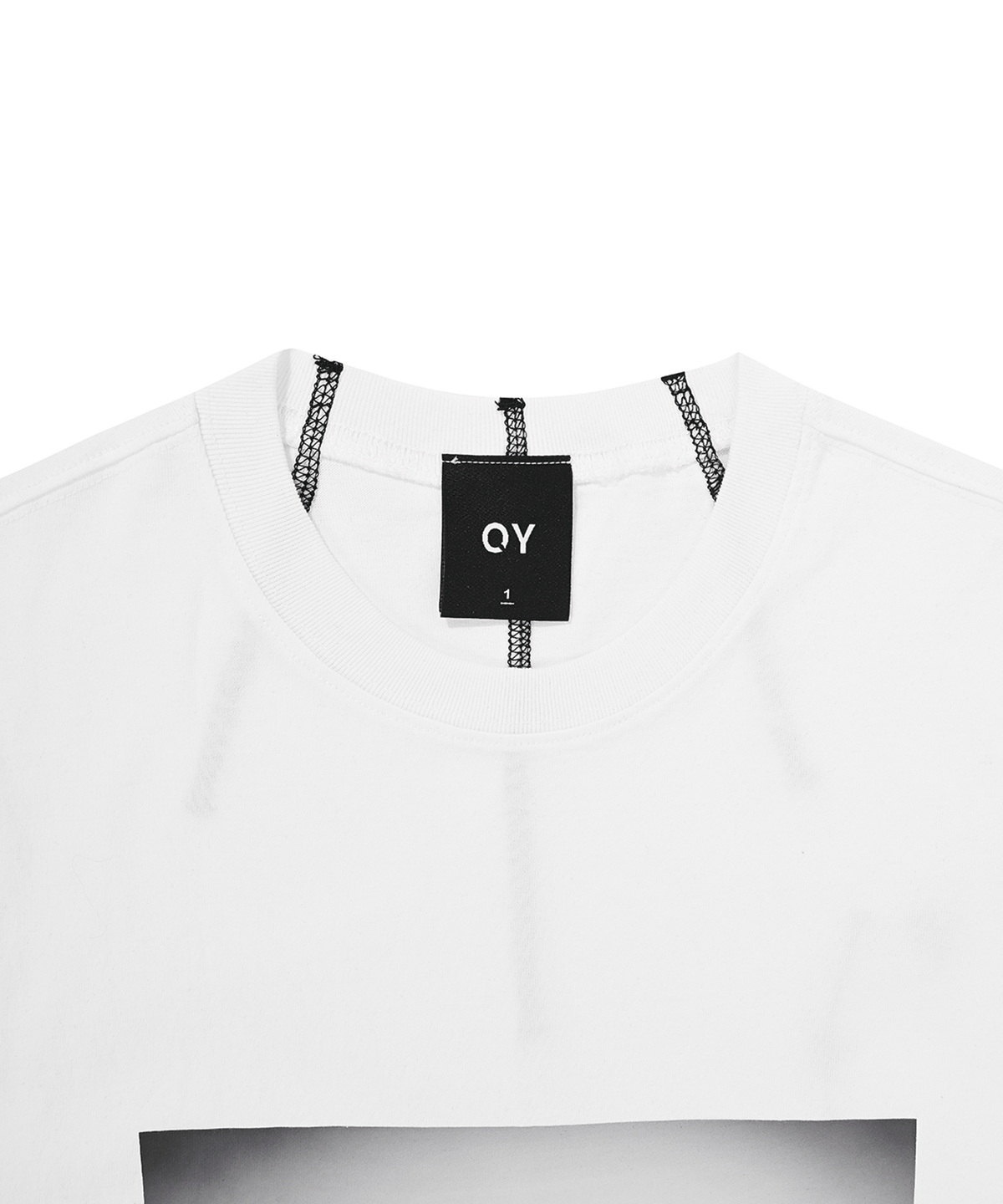 오픈야드(오와이)(OPENYARD(OY)) SILENCE FIELD COVER STITCH T-WHITE
