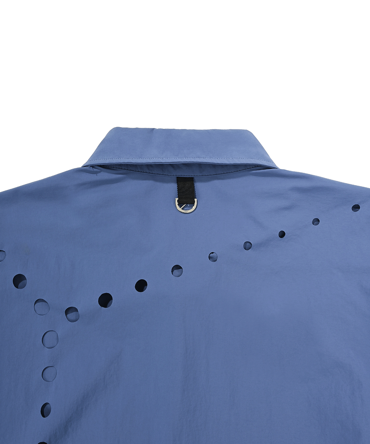 오픈야드(오와이)(OPENYARD(OY)) BACK ROUND CUT-OUT SHIRTS-SKY BLUE