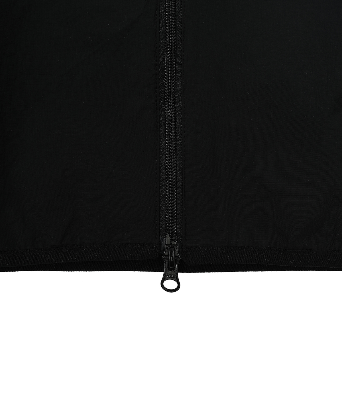 오픈야드(오와이)(OPENYARD(OY)) CURVED ZIPPER WIND BREAKER JACKET-BLACK