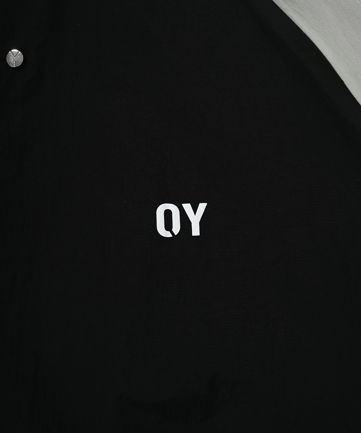 오픈야드(오와이)(OPENYARD(OY)) CURVED ZIPPER WIND BREAKER JACKET-BLACK