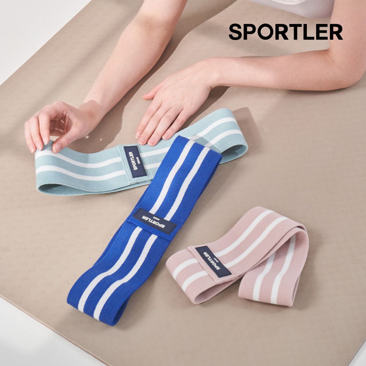 스포틀러(SPORTLER) 힙업밴드 전용 파우치 포함