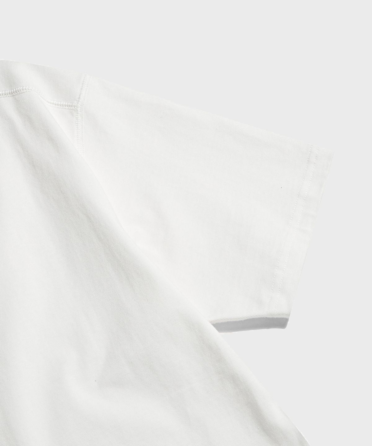 브론슨(BRONSON) 10.6 oz Cotton Short Sleeve Henley Tee White