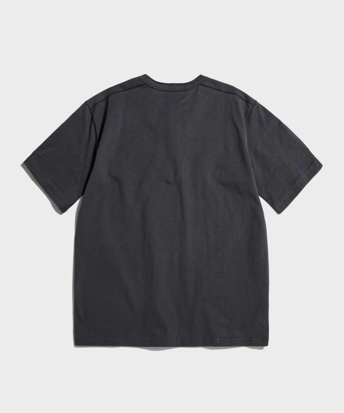 브론슨(BRONSON) 10.6 oz Cotton Short Sleeve Henley Tee Dark Grey