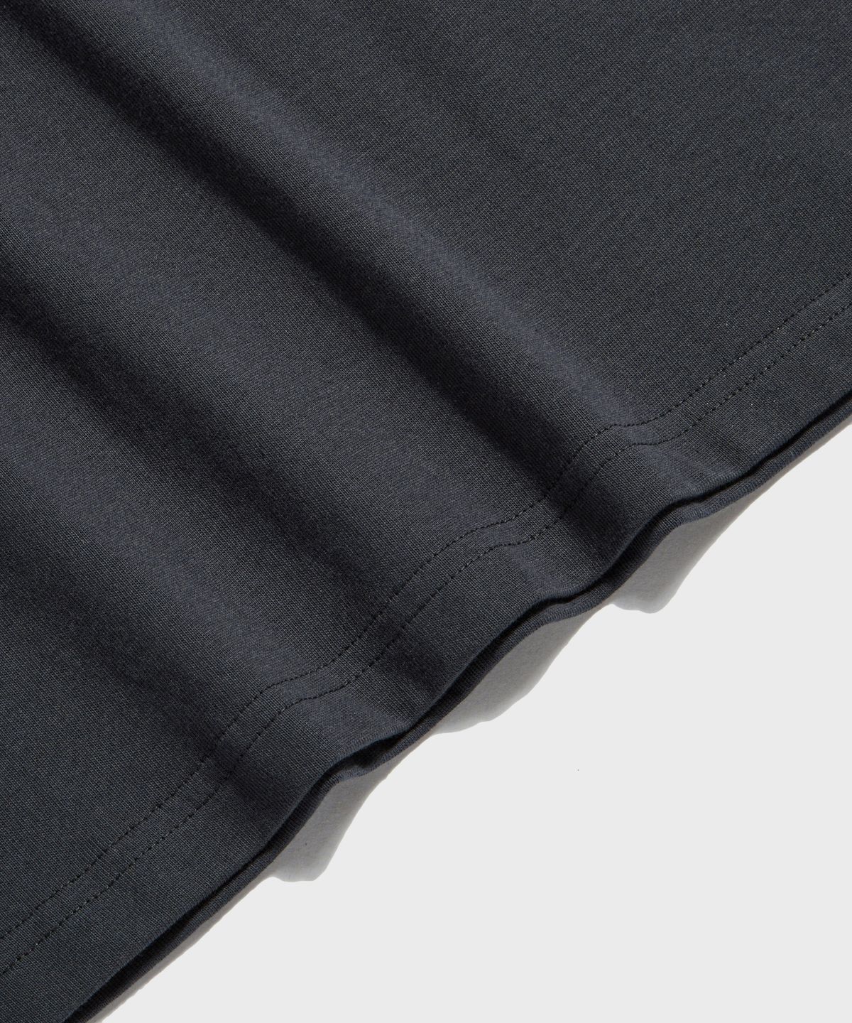 브론슨(BRONSON) 10.6 oz Cotton Short Sleeve Henley Tee Dark Grey