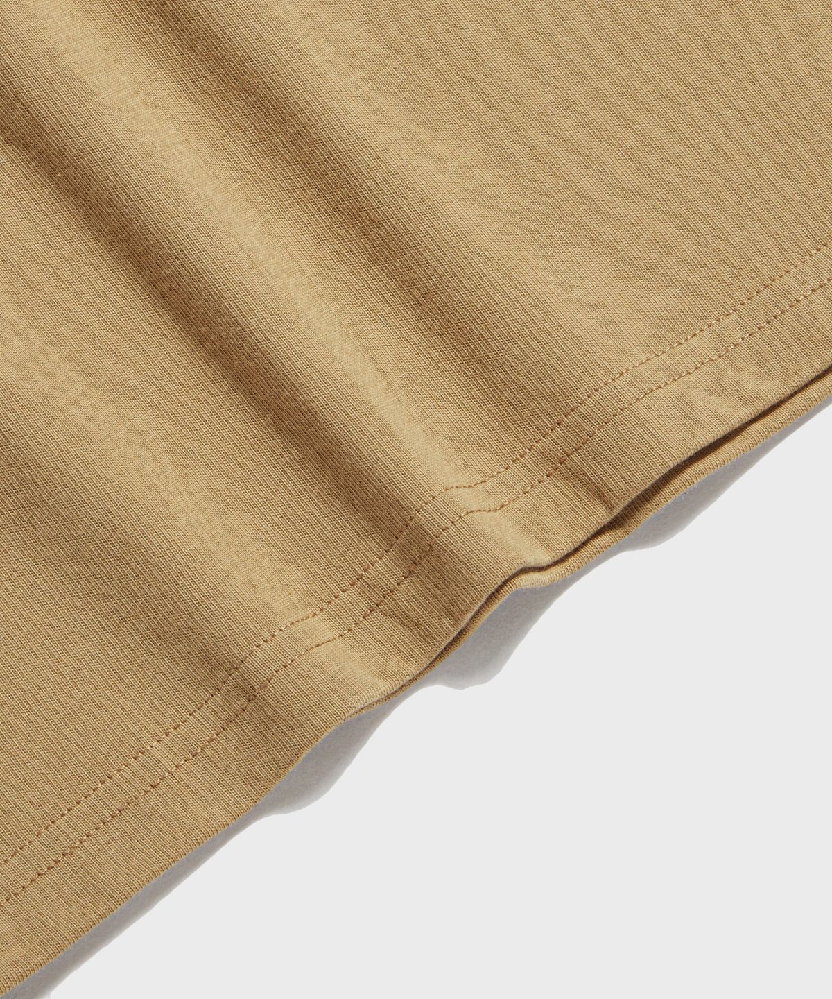 브론슨(BRONSON) 10.6 oz Cotton Short Sleeve Henley Tee Camel