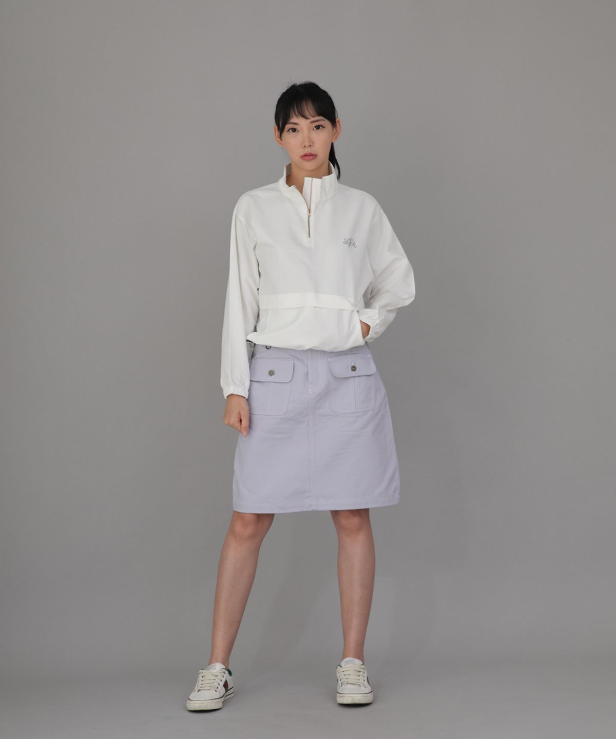 세인트크루(SAINTCREW) FB 커버포켓 밴딩스커트 FCM-1307 퍼플