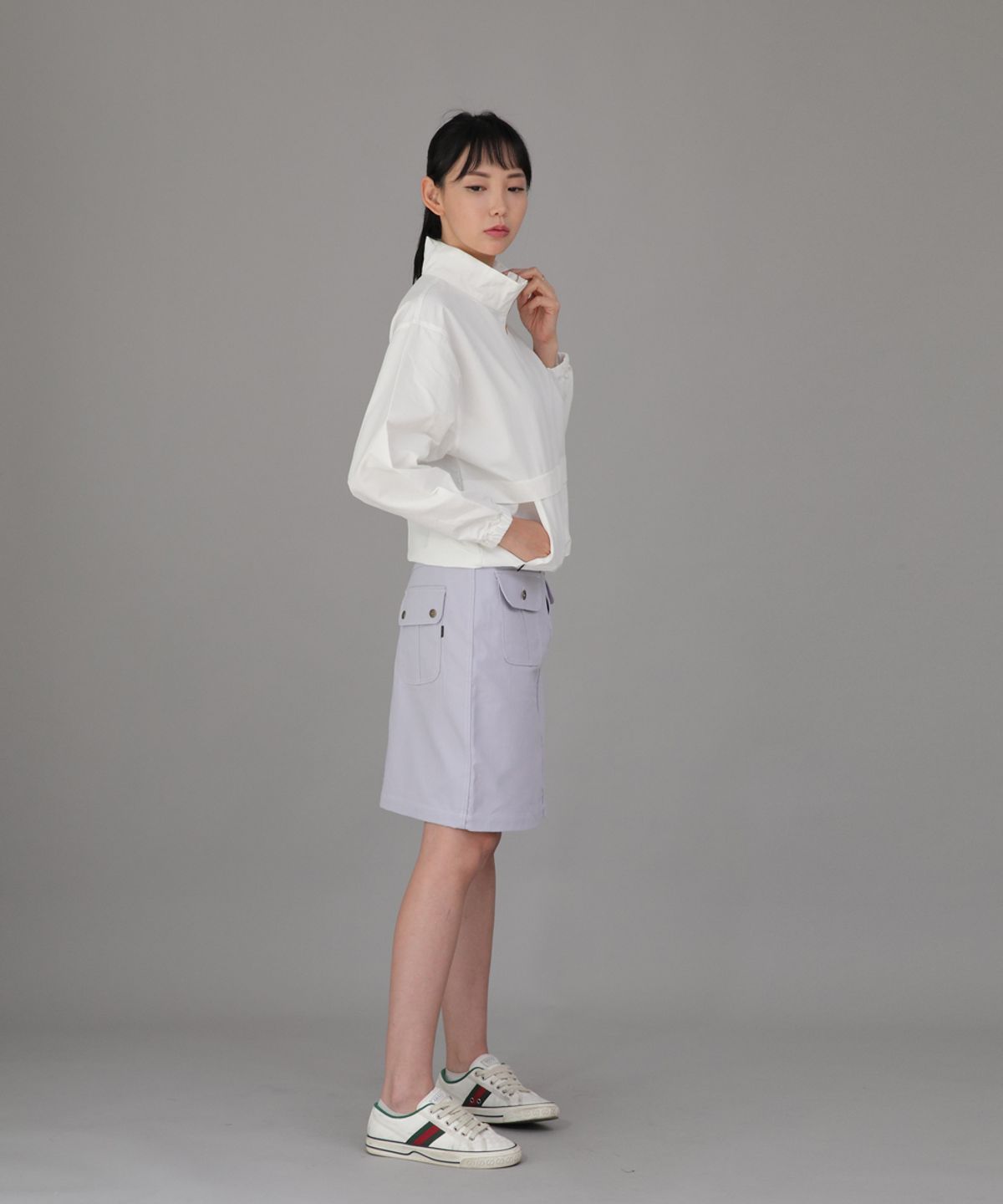 세인트크루(SAINTCREW) FB 커버포켓 밴딩스커트 FCM-1307 퍼플