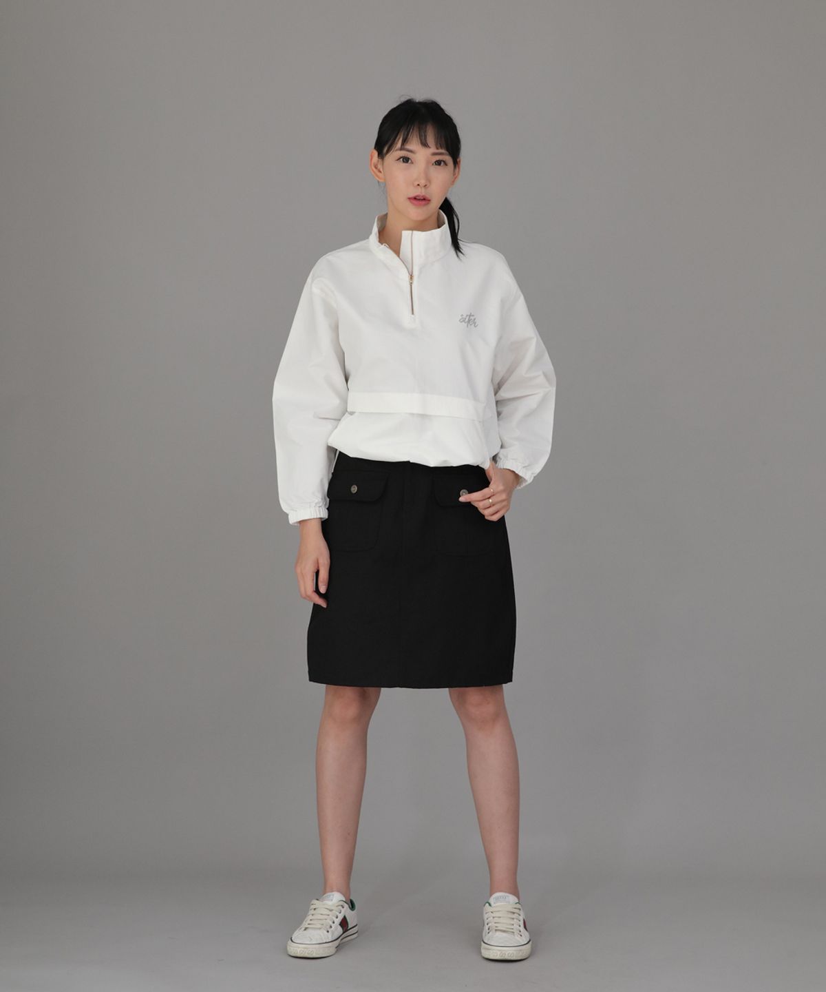세인트크루(SAINTCREW) FB 커버포켓 밴딩스커트 FCM-1307 블랙