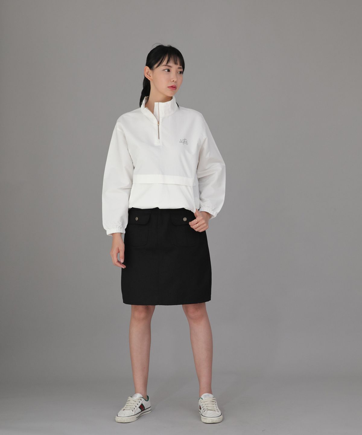 세인트크루(SAINTCREW) FB 커버포켓 밴딩스커트 FCM-1307 블랙