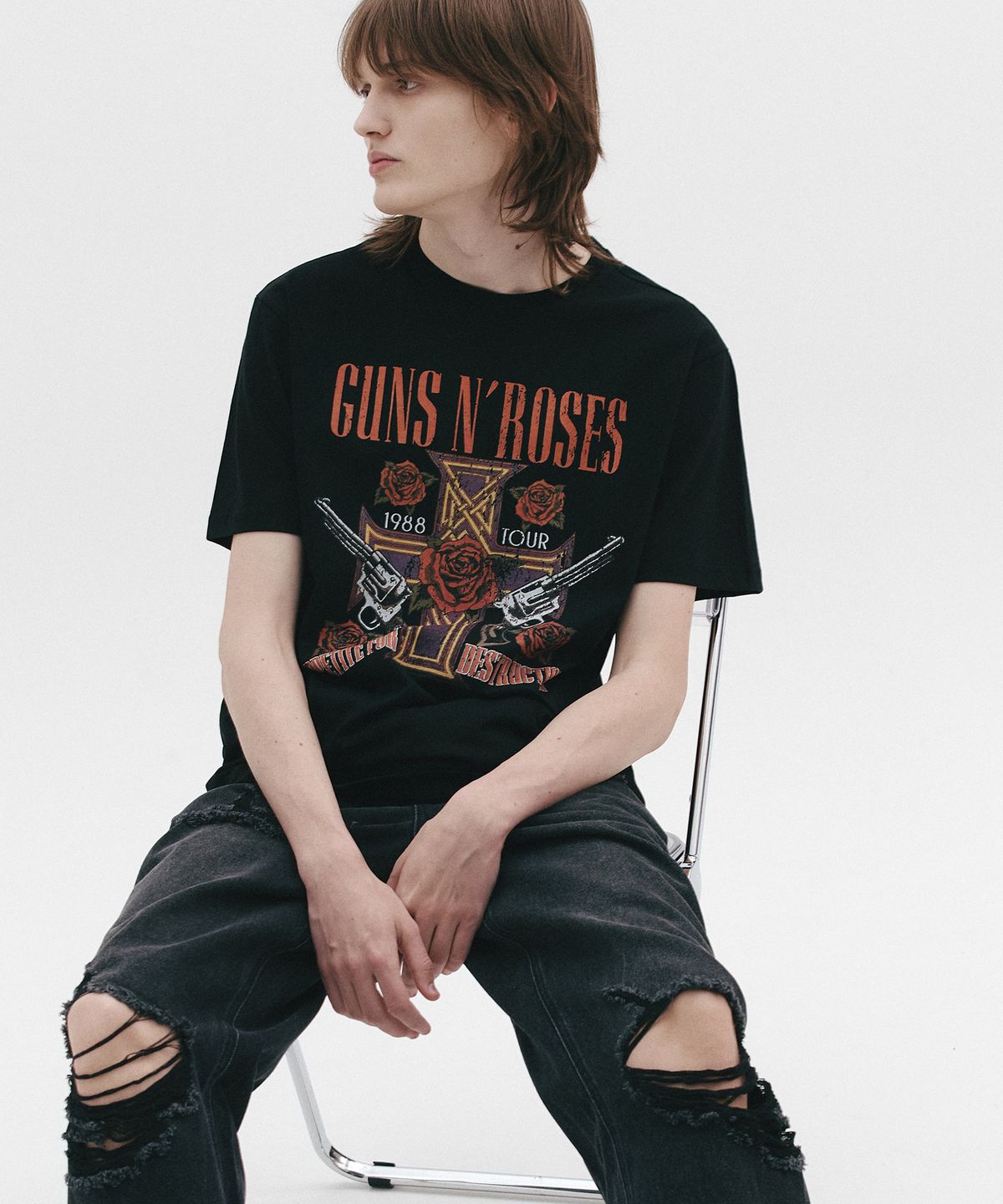 브라바도(BRAVADO) GNR 88 TOUR VINTAGE CROSS (BRENT2346)