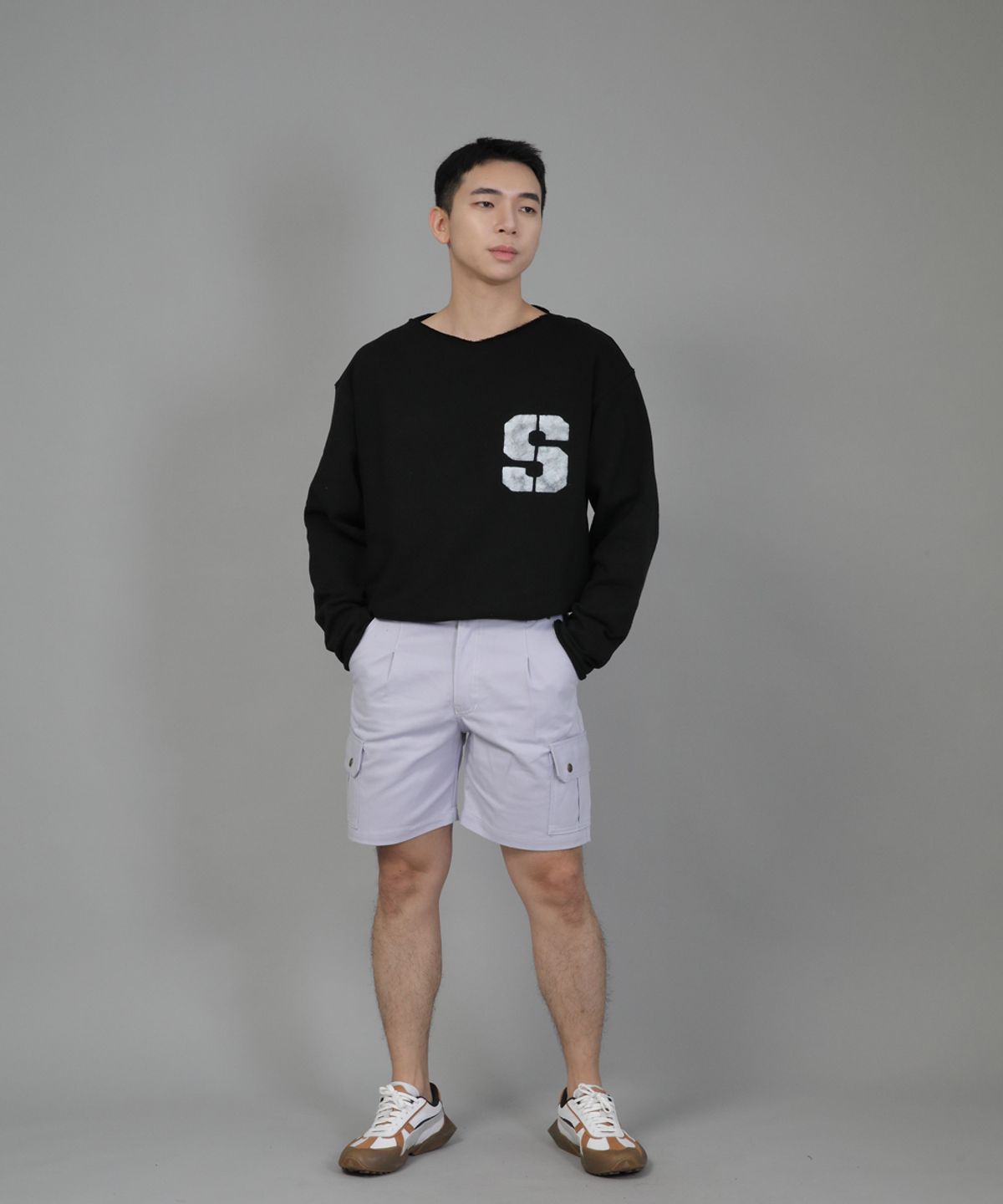 세인트크루(SAINTCREW) 레트로라인 카고쇼츠 RBC-340 퍼플