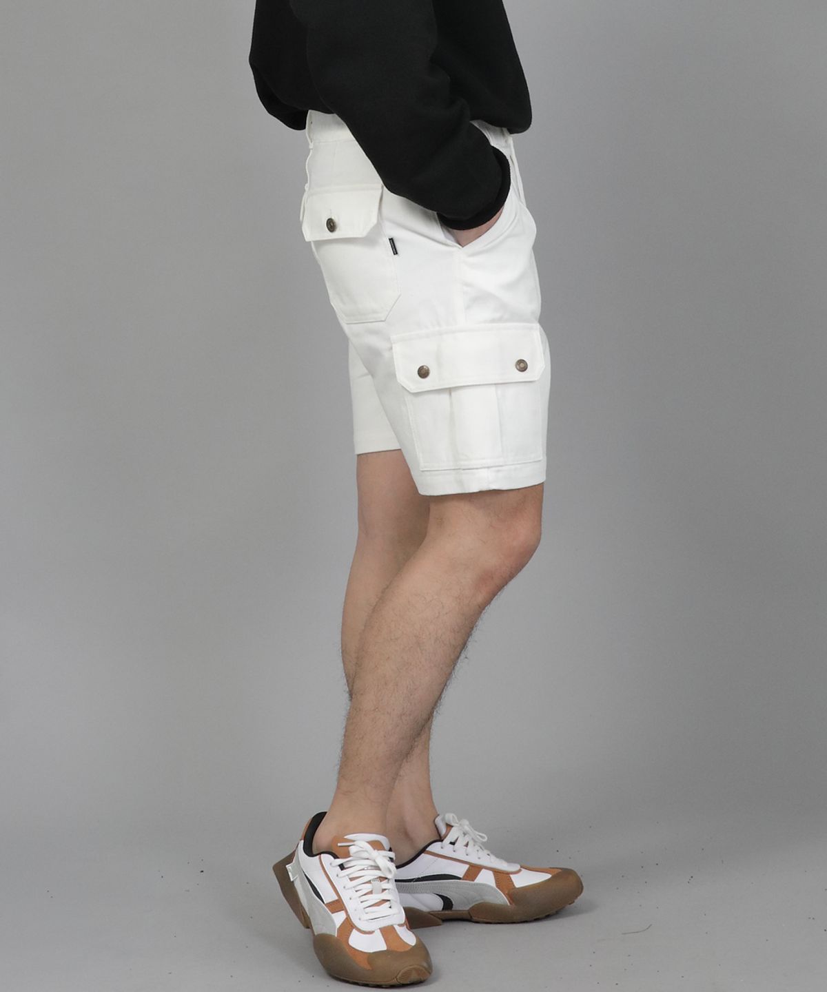 세인트크루(SAINTCREW) 레트로라인 카고쇼츠 RBC-340 화이트