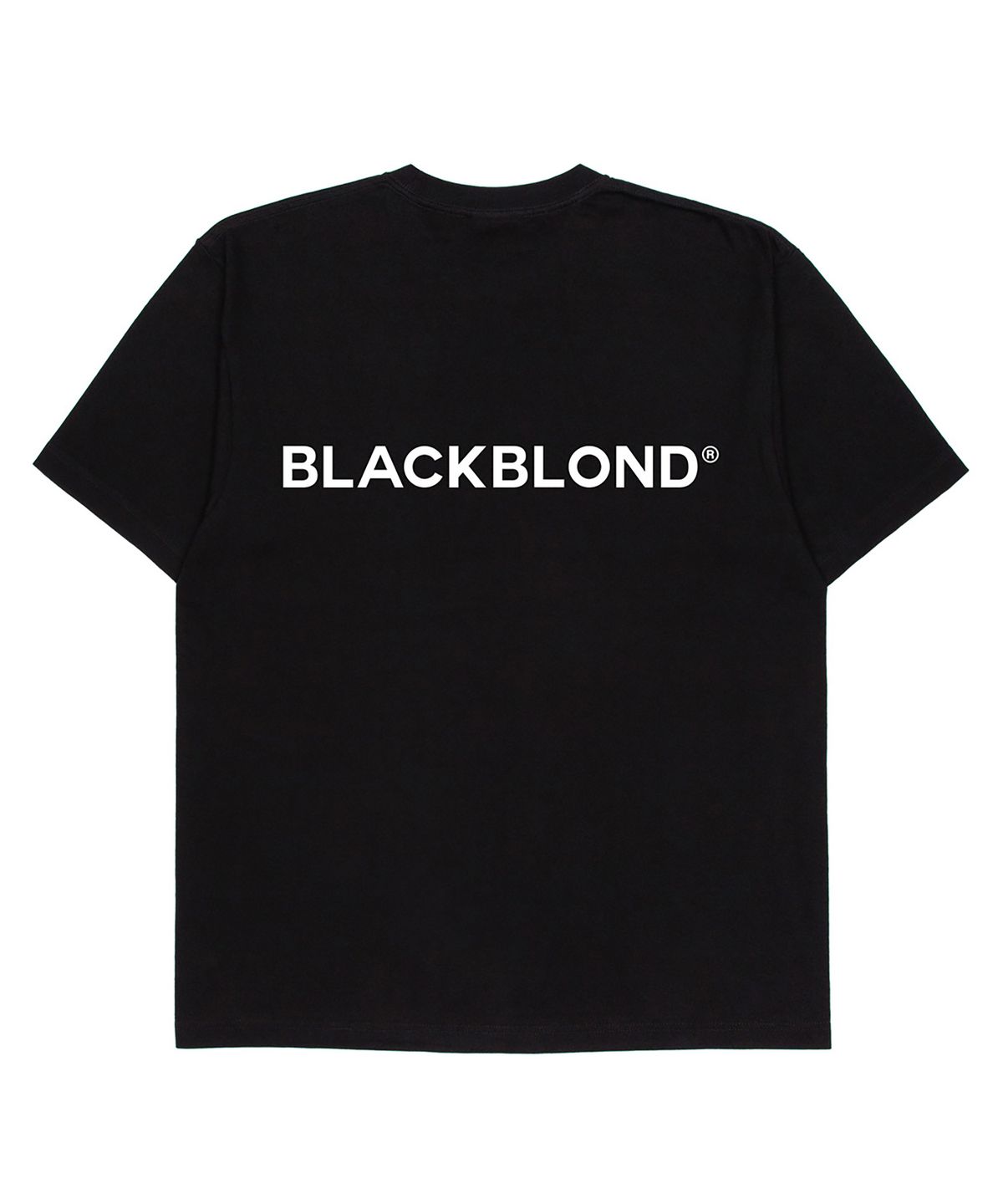 블랙블론드(BLACKBLOND) 비비디 클래식 스마일 로고 티셔츠 (블랙)