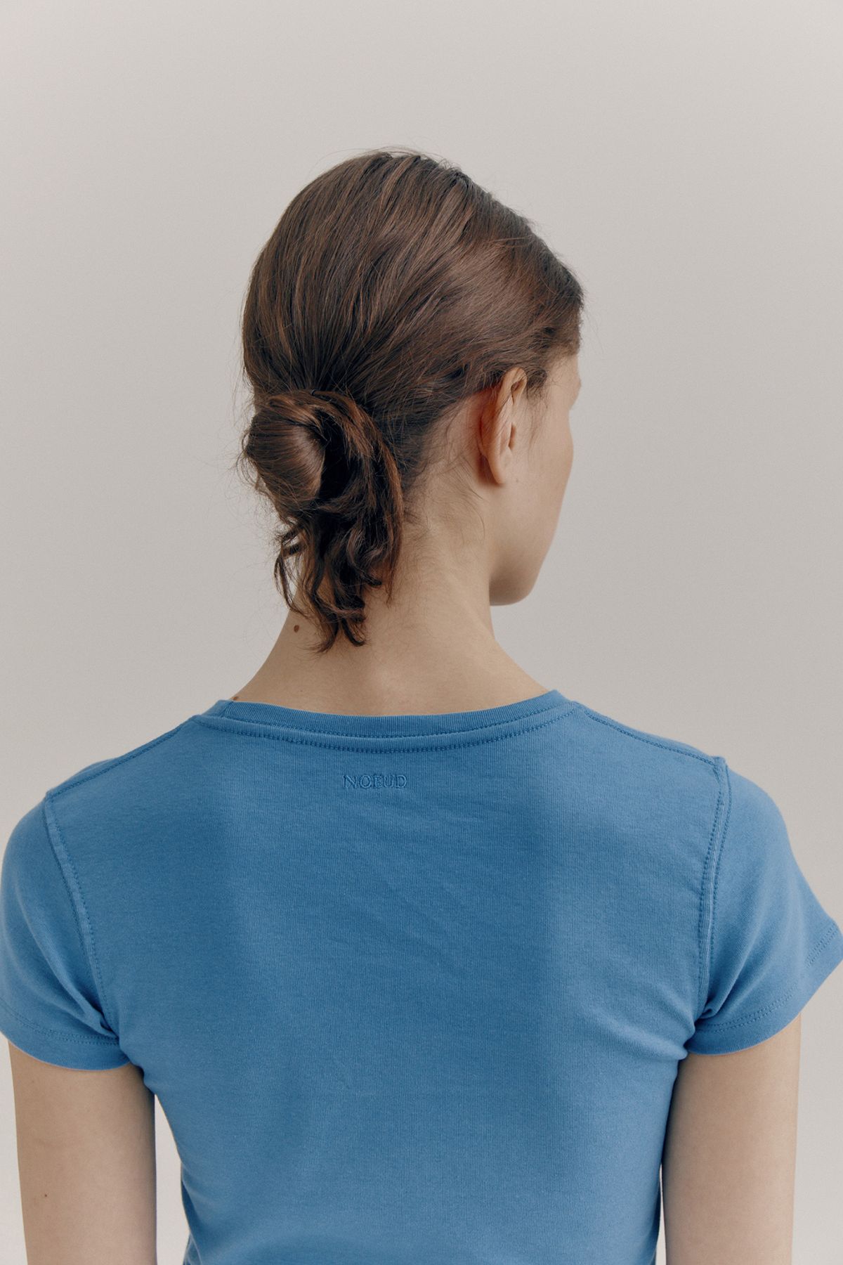 노우드(NOEUD) Short sleeved T-shirt (Blue)