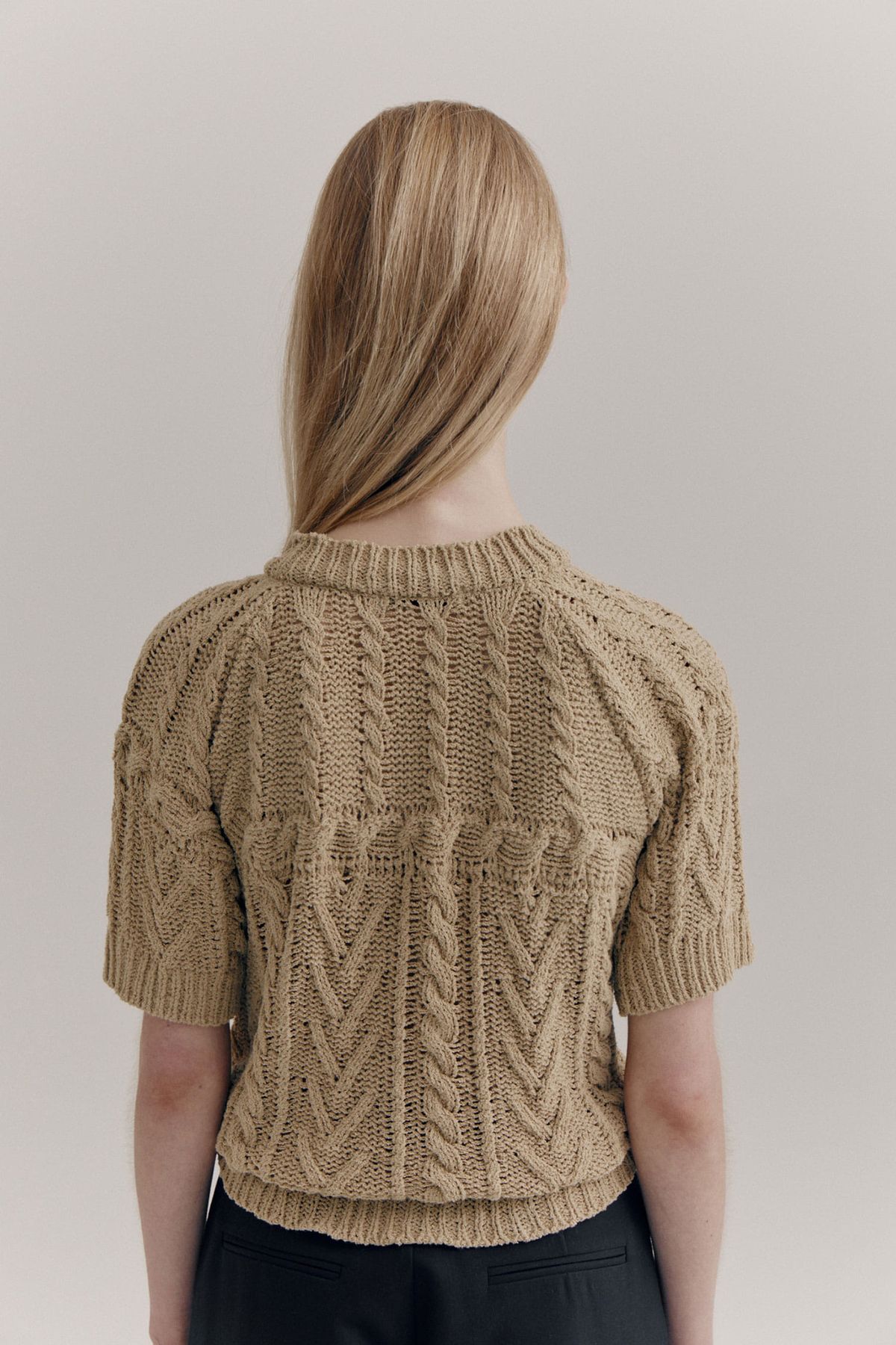 노우드(NOEUD) Pretzel Short Sleeve (Mustard)