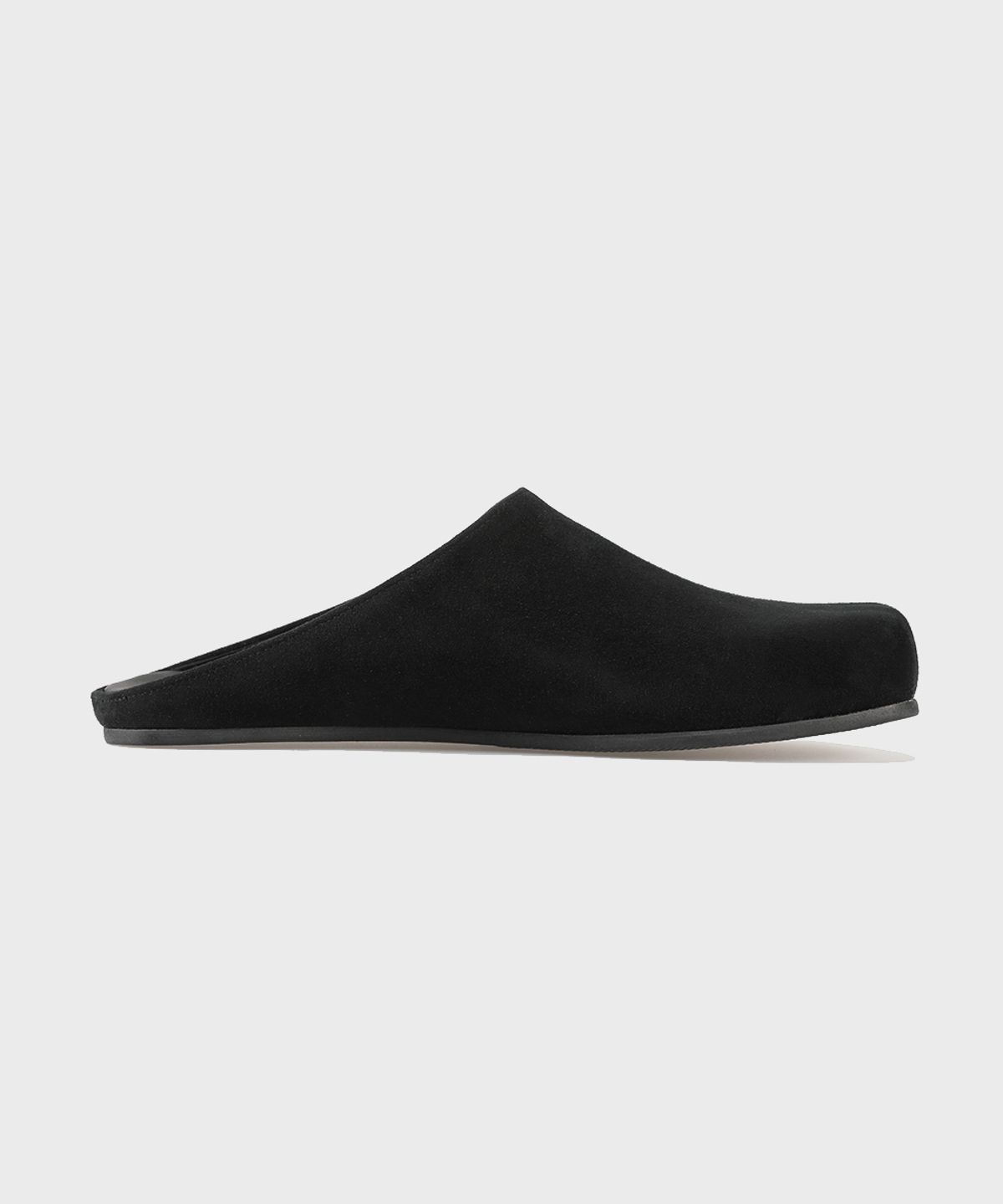 피렌체 아뜨리에(FIRENZE ATELIER) 플랫솔 스웨이드 유니섹스 블로퍼 7004-QS [BLACK]