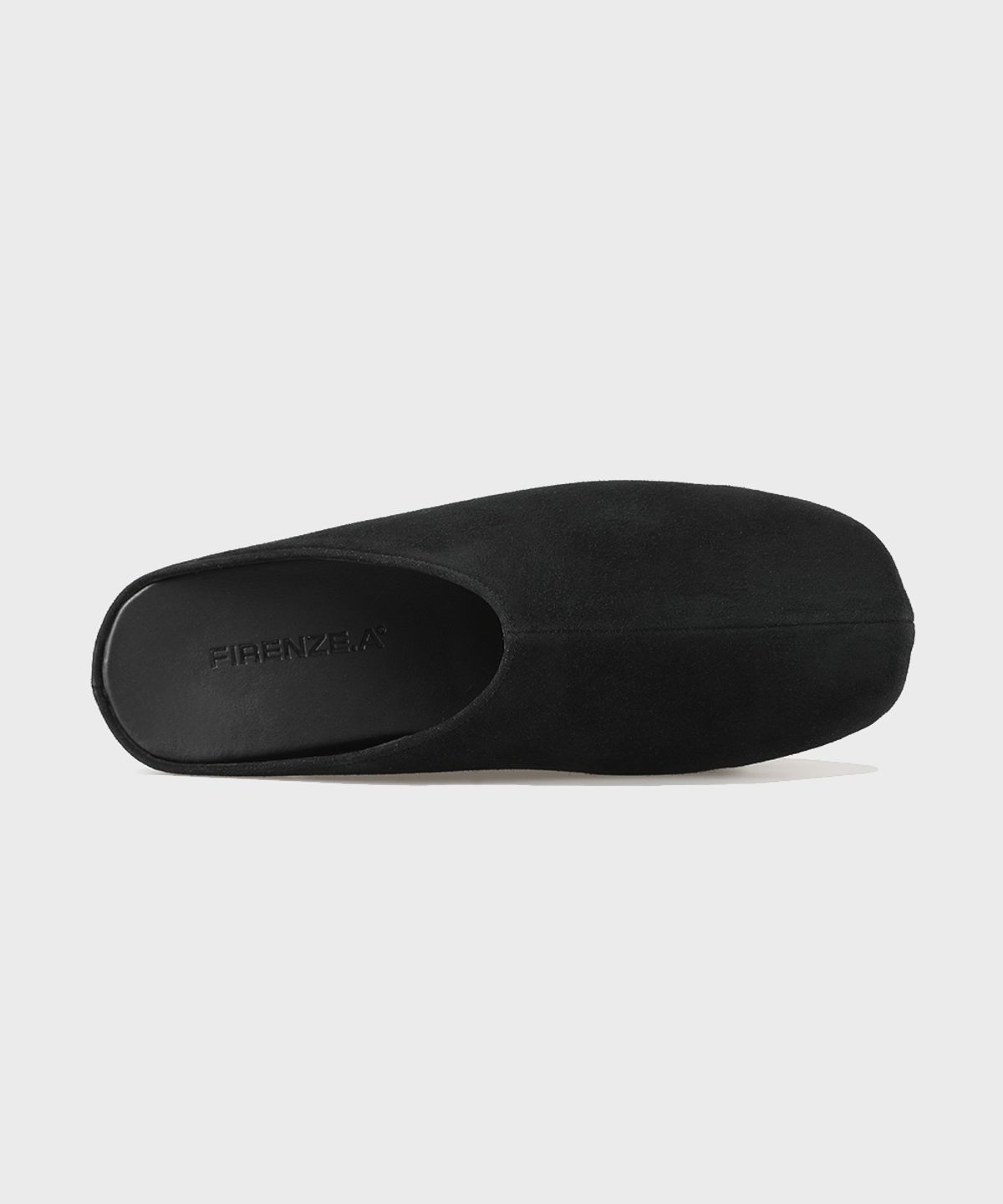 피렌체 아뜨리에(FIRENZE ATELIER) 플랫솔 스웨이드 유니섹스 블로퍼 7004-QS [BLACK]