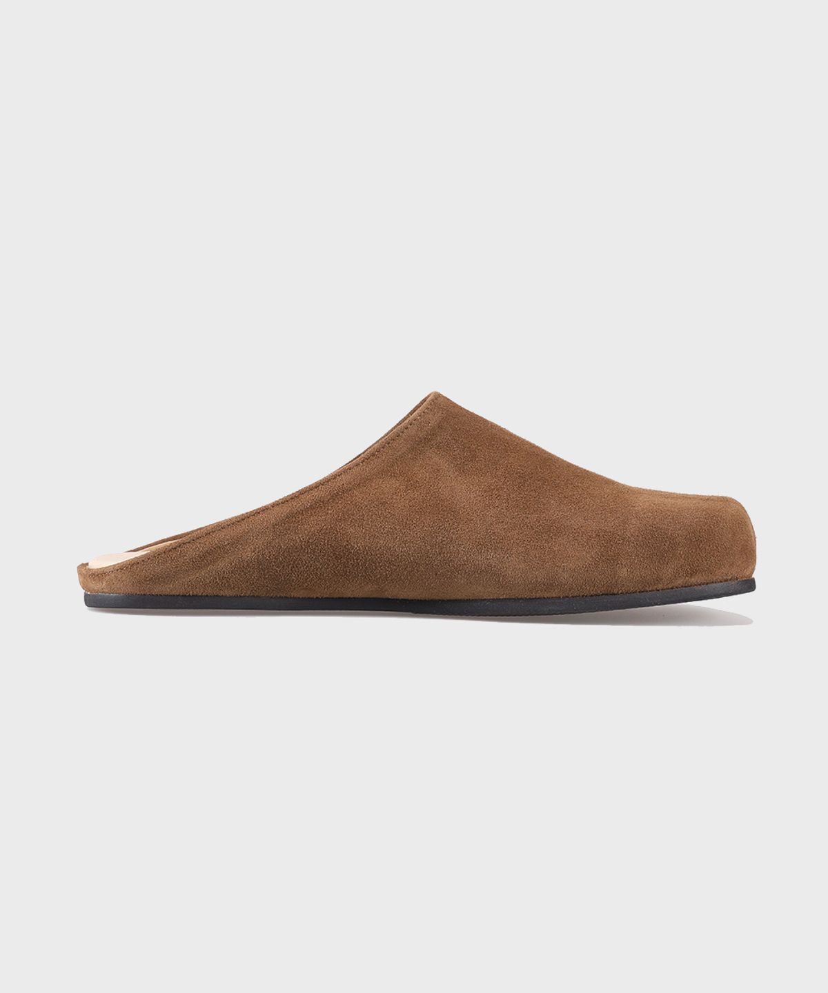 피렌체 아뜨리에(FIRENZE ATELIER) 플랫솔 스웨이드 유니섹스 블로퍼 7004-QS [MID BROWN]