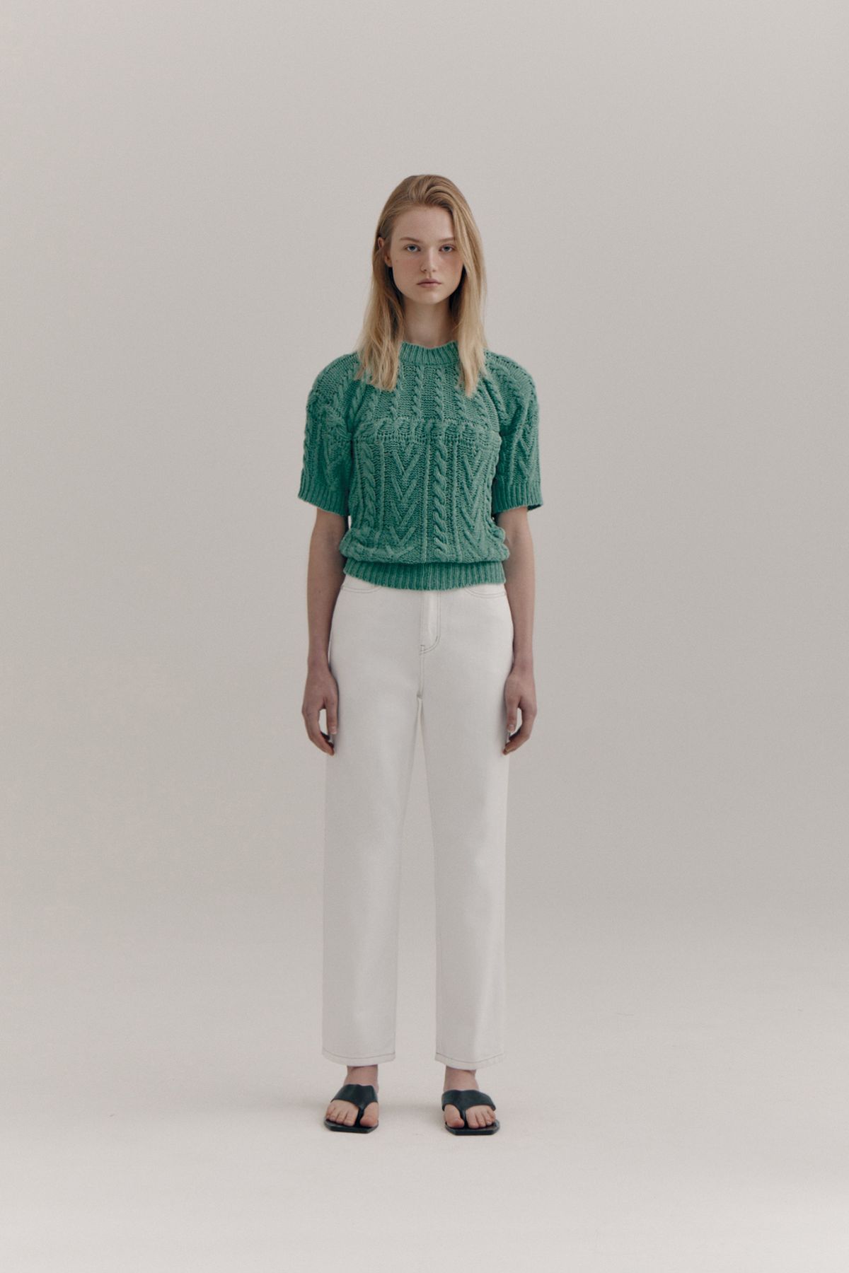 노우드(NOEUD) Pretzel Short Sleeve (Green)