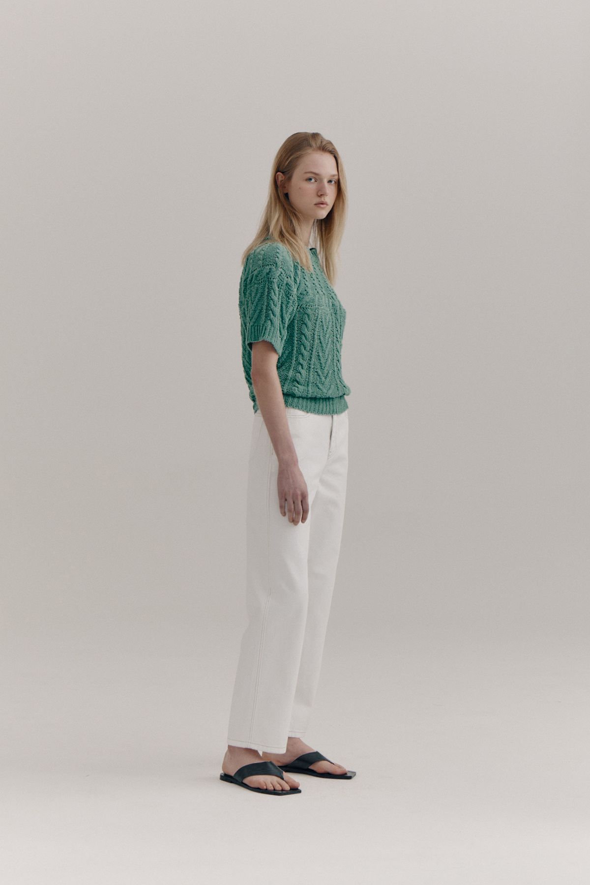 노우드(NOEUD) Pretzel Short Sleeve (Green)