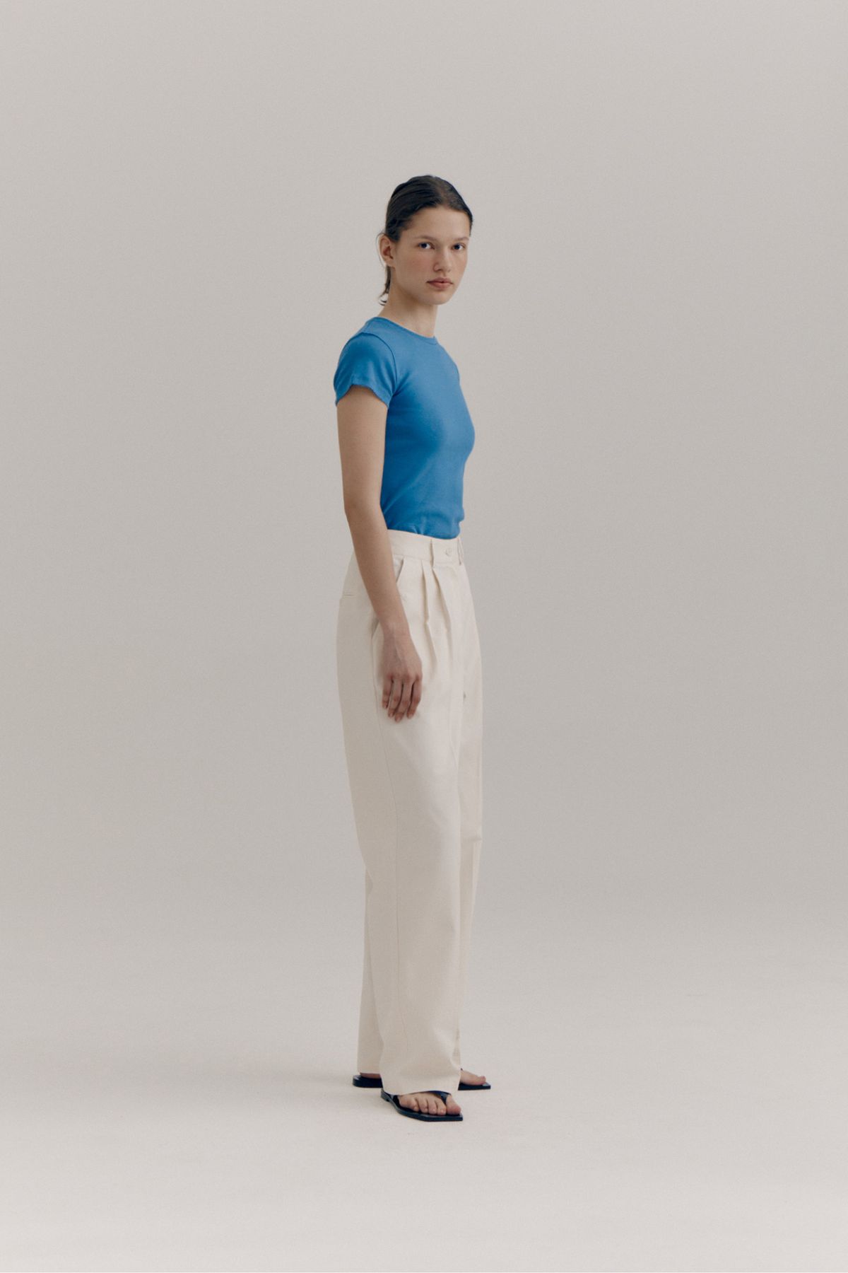 노우드(NOEUD) March cotton pants (ivory)