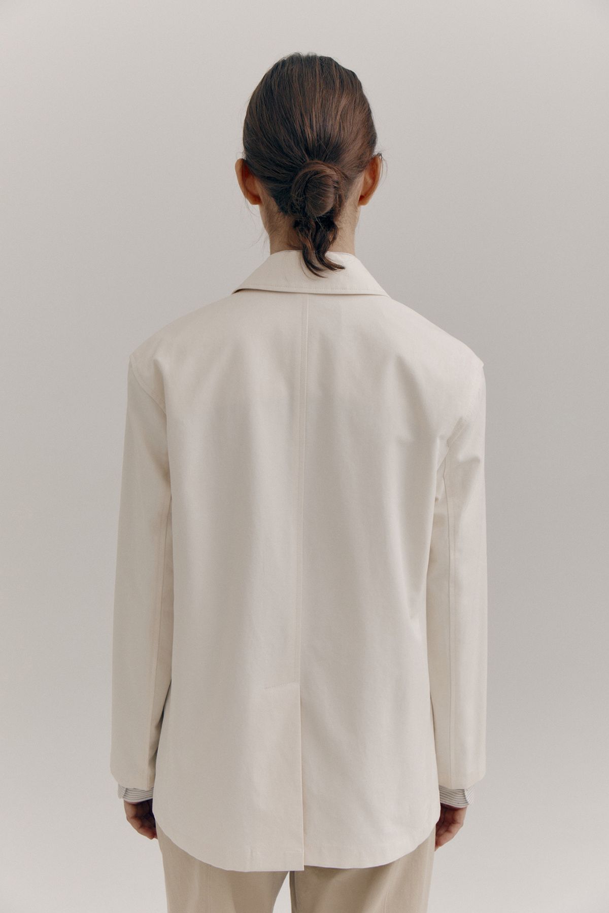 노우드(NOEUD) March cotton jacket (ivory)