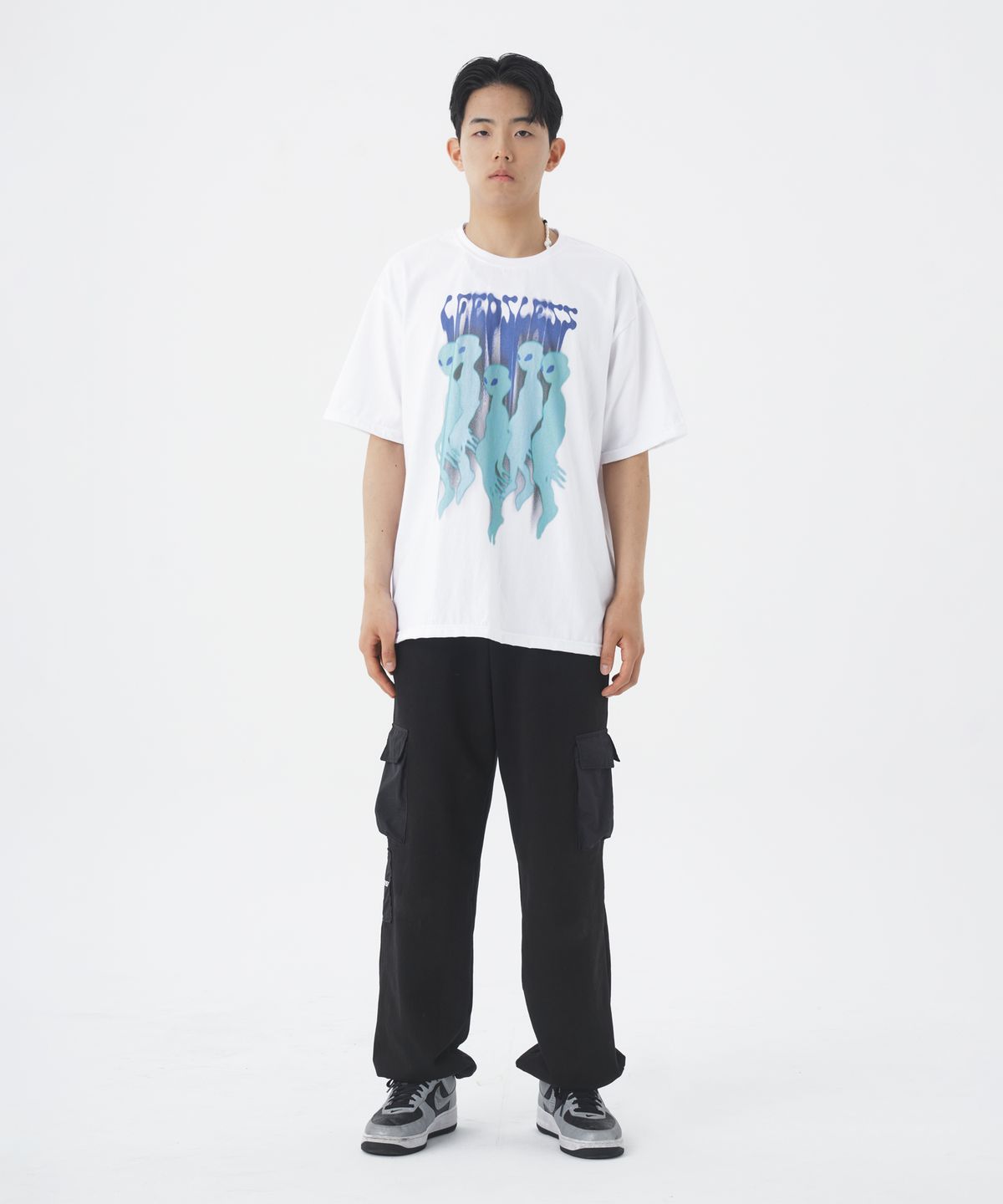 리즈리스(LEEDSLESS) leedsless unknown T-shirt 리즈리스 언노운 티셔츠 [white]
