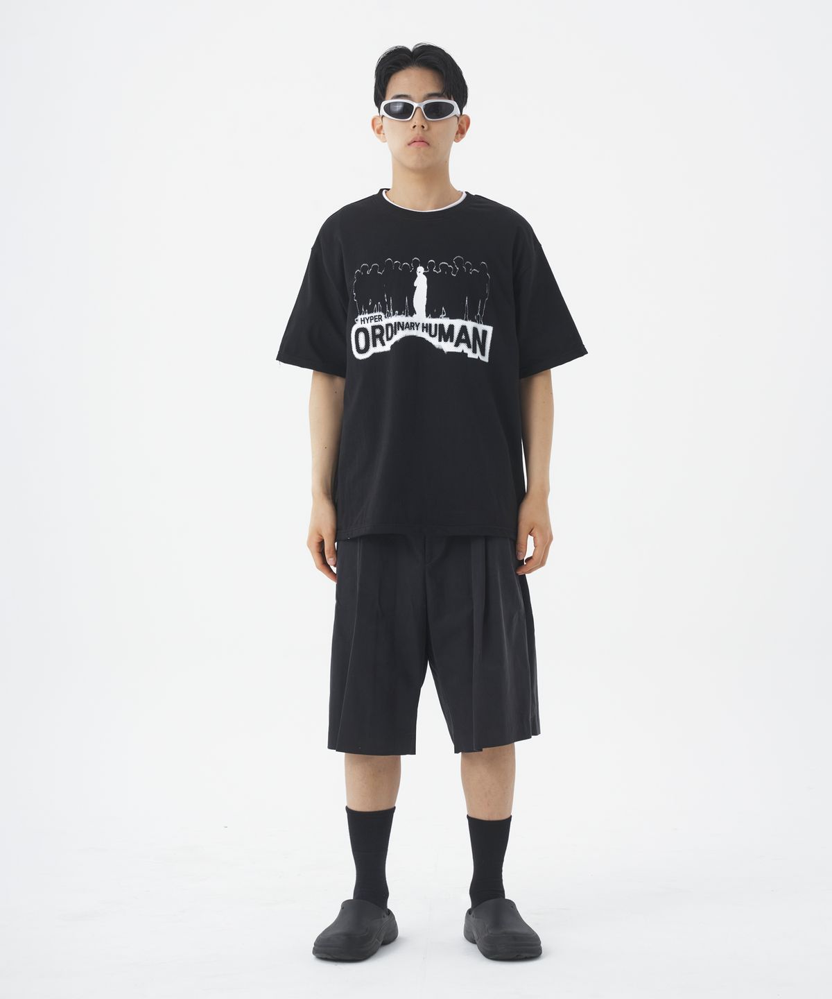 리즈리스(LEEDSLESS) leedsless hyper_ordinary T-shirt 리즈리스 오디너리 티셔츠 [black]