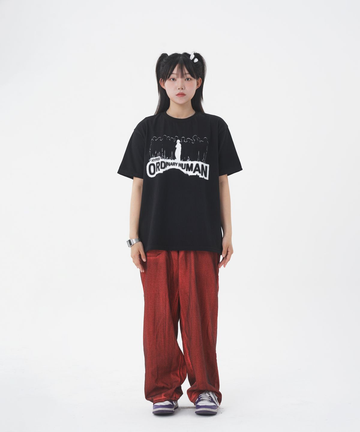 리즈리스(LEEDSLESS) leedsless hyper_ordinary T-shirt 리즈리스 오디너리 티셔츠 [black]
