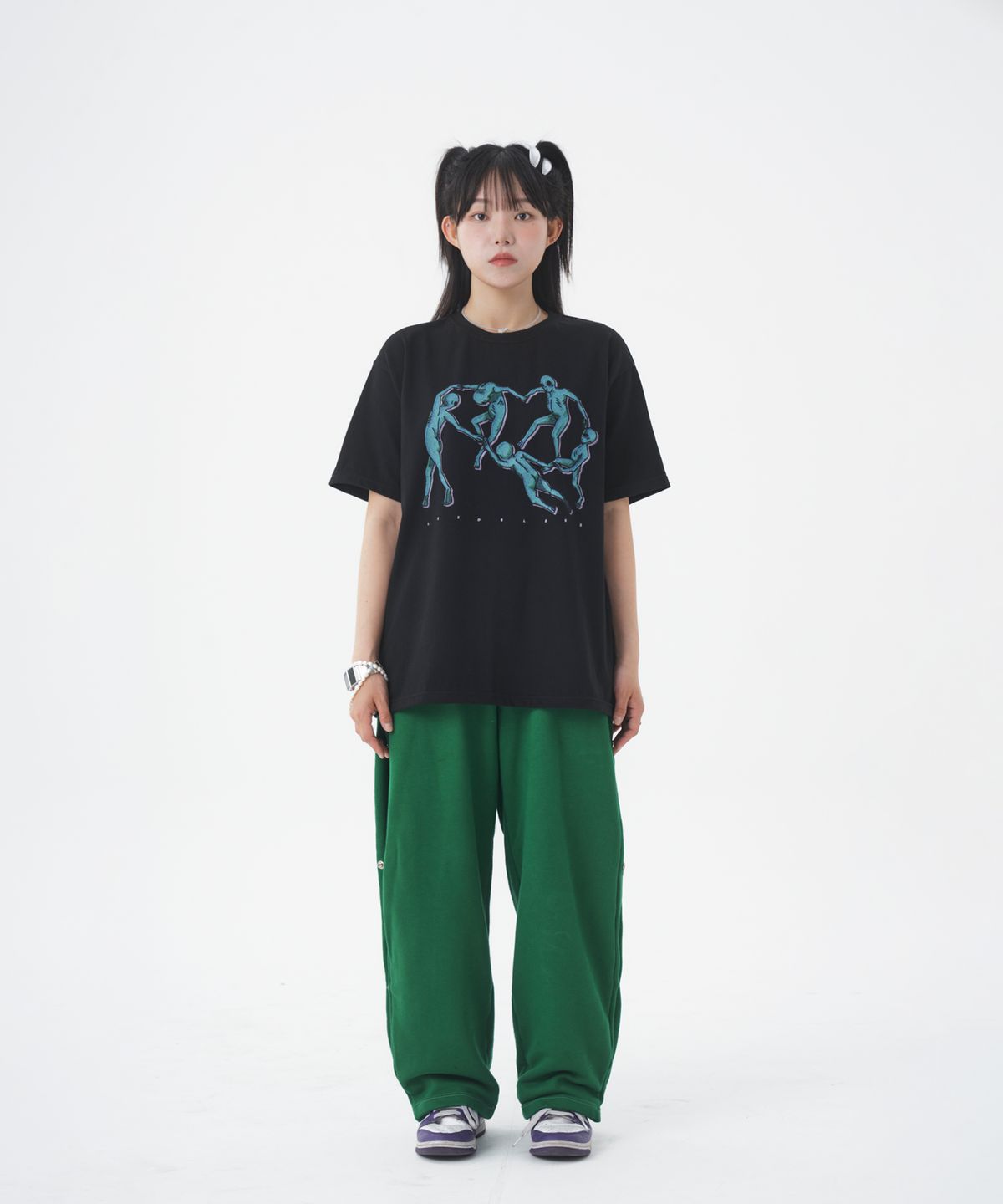 리즈리스(LEEDSLESS) leedsless dance T-shirt 리즈리스 댄스 티셔츠 [black]