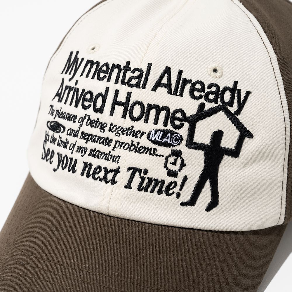 ●MILLO ARCHIVE● Home Mentality Ball Cap Black ML212BK MUSINSA | MILLO ARCHIVE Home Mentality Ball Cap [Brown]
