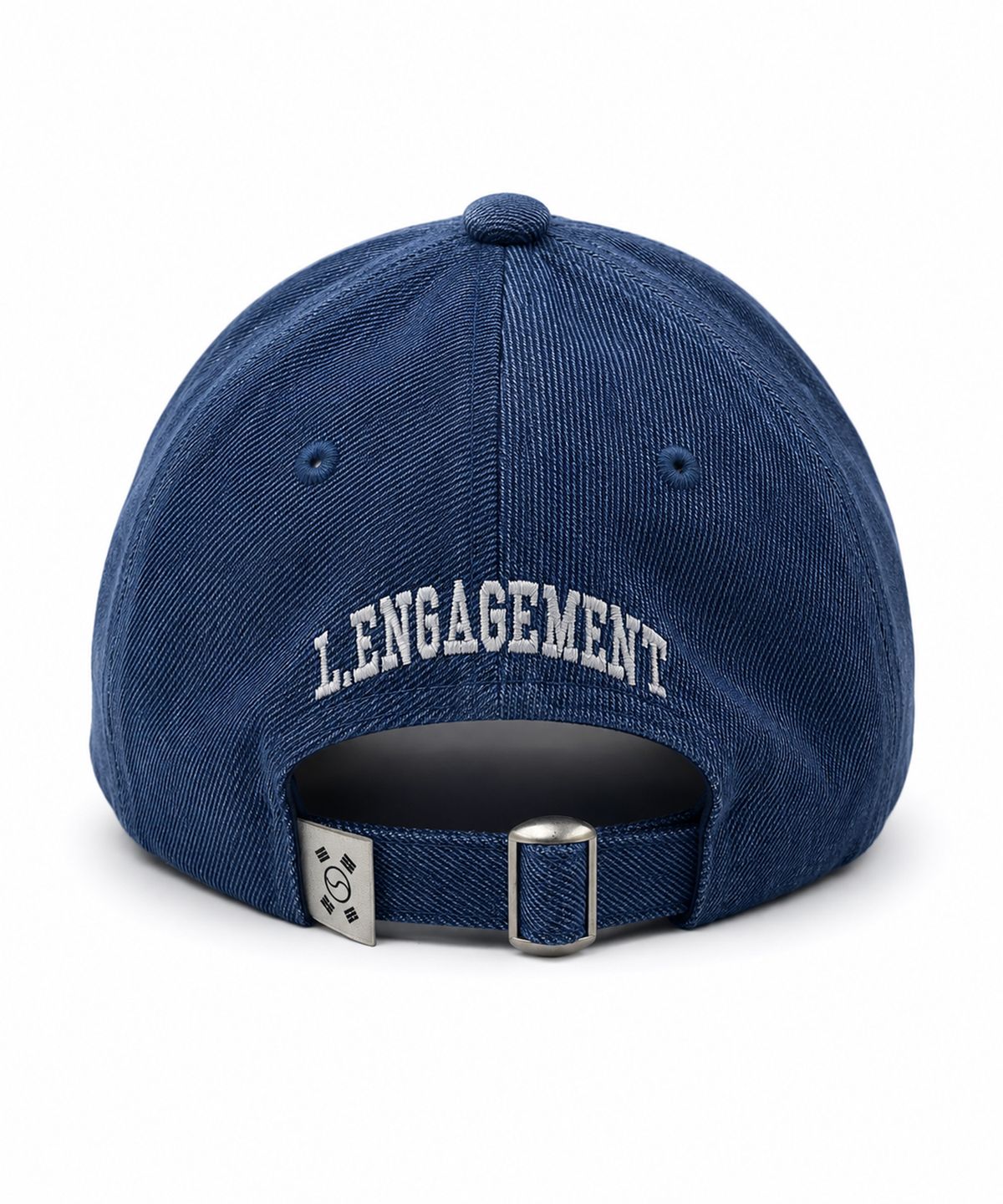 랑가주망(LENGAGEMENT) 스몰 하트 데님 볼캡 [블루]