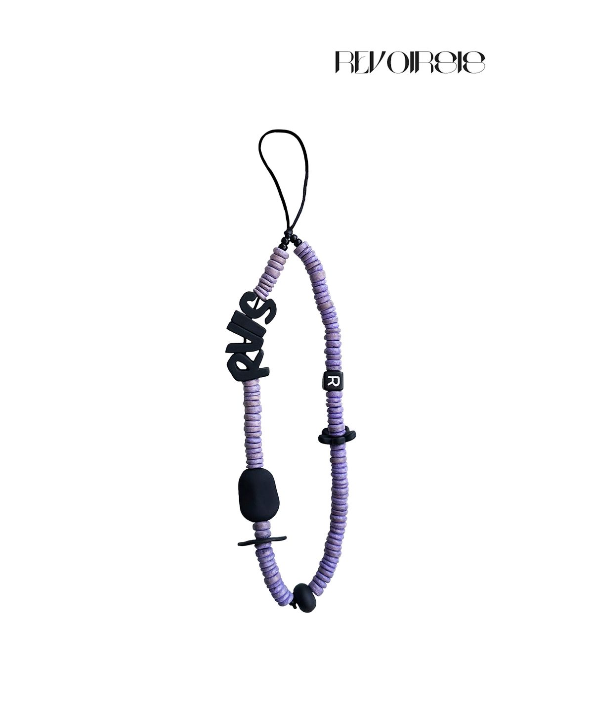 르브아시스(REVOIRSIS) nature beads phone strap violet
