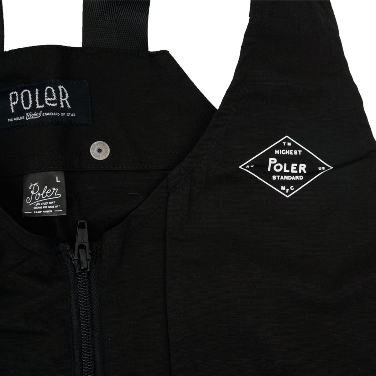 폴러스터프(POLERSTUFF) 스트레치 포켓 베스트 BLACK