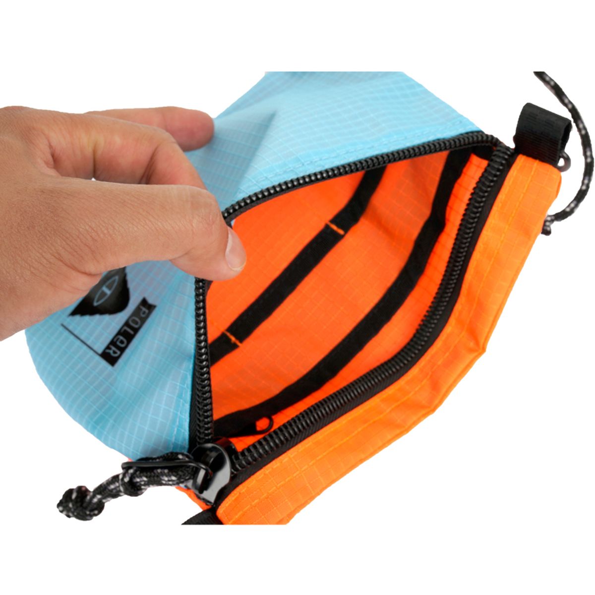 폴러스터프(POLERSTUFF) 스터프에이블 파우치 LTBLUE/ORANGE