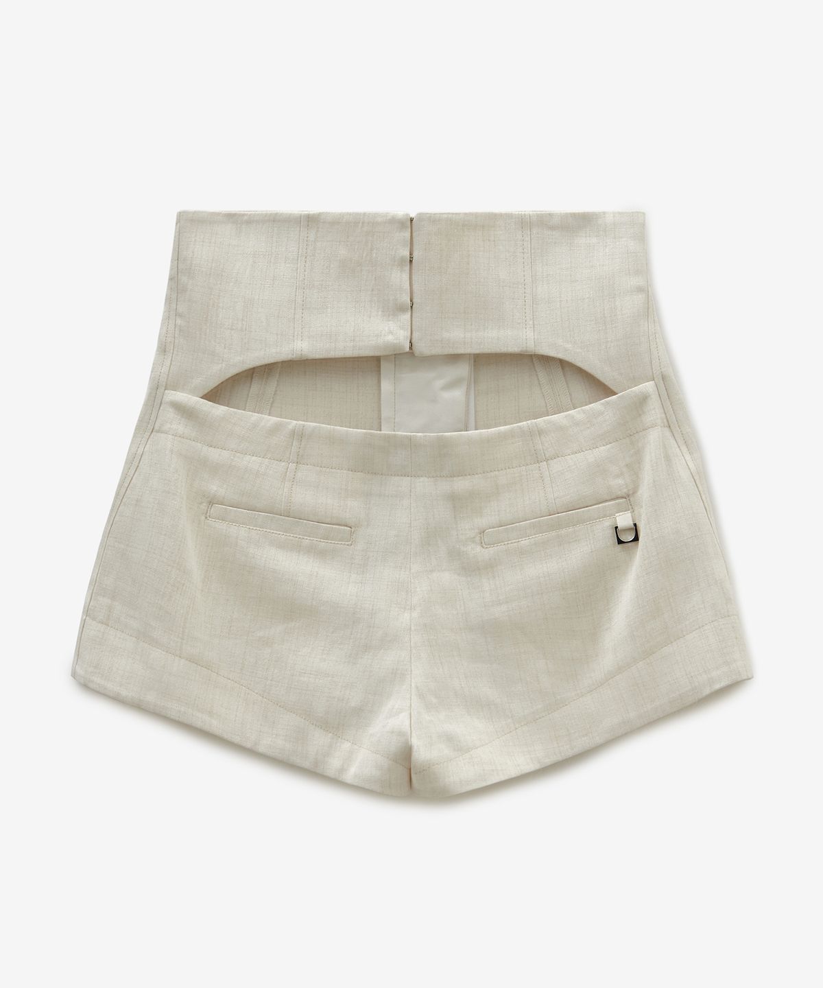 자크뮈스(JACQUEMUS) 르 아레이아 쇼츠 팬츠 - 오프 화이트 / 231PA0431069110