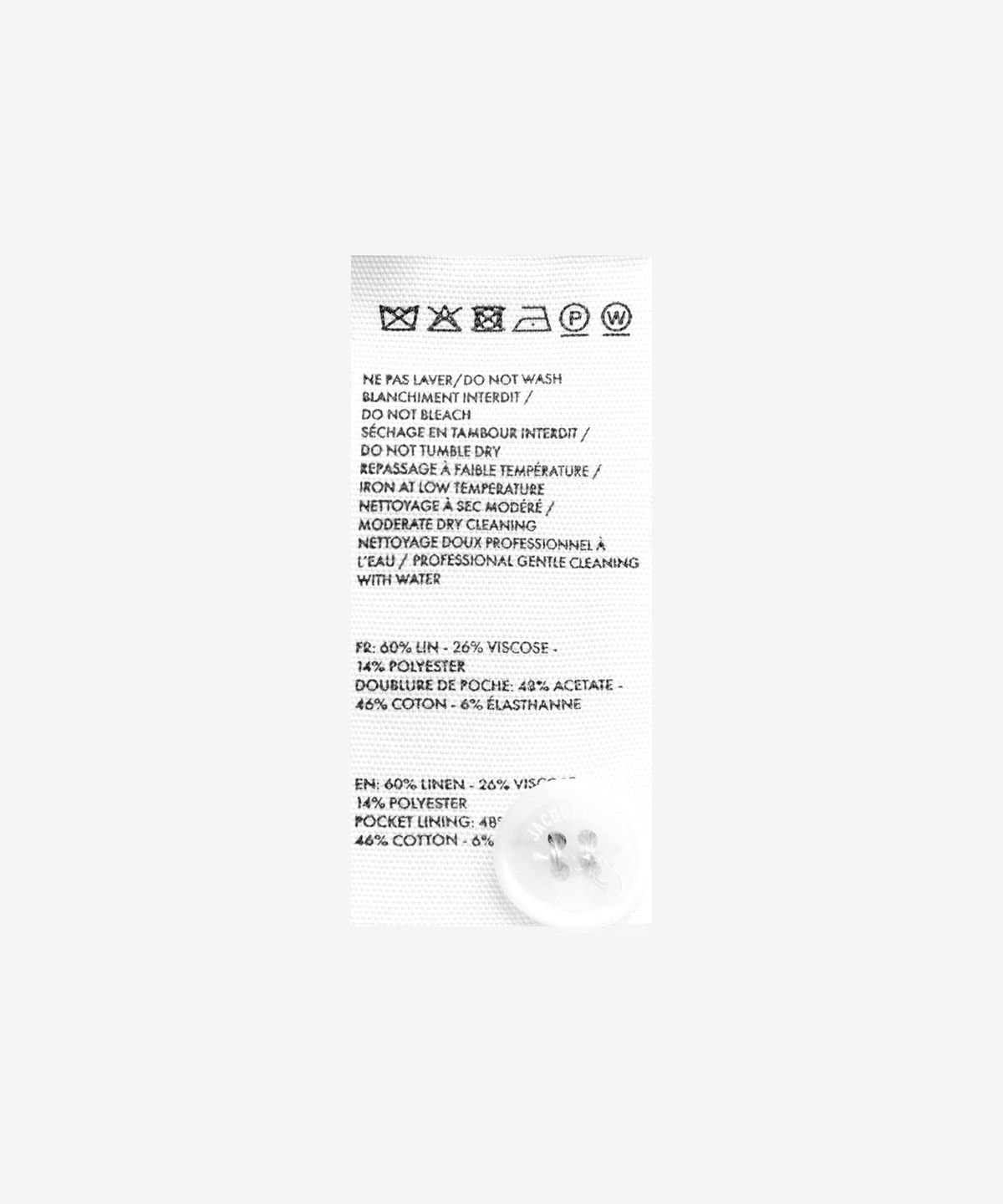 자크뮈스(JACQUEMUS) 르 아레이아 쇼츠 팬츠 - 오프 화이트 / 231PA0431069110