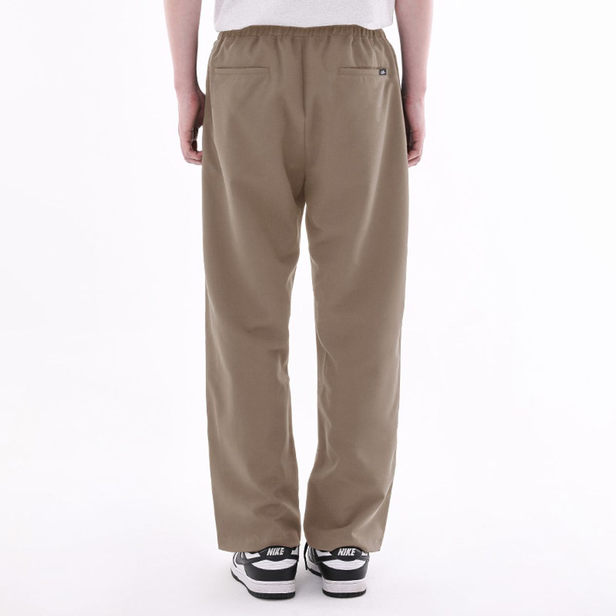 쿨트(KULTE) WIDE BANDING SLACKS 베이지
