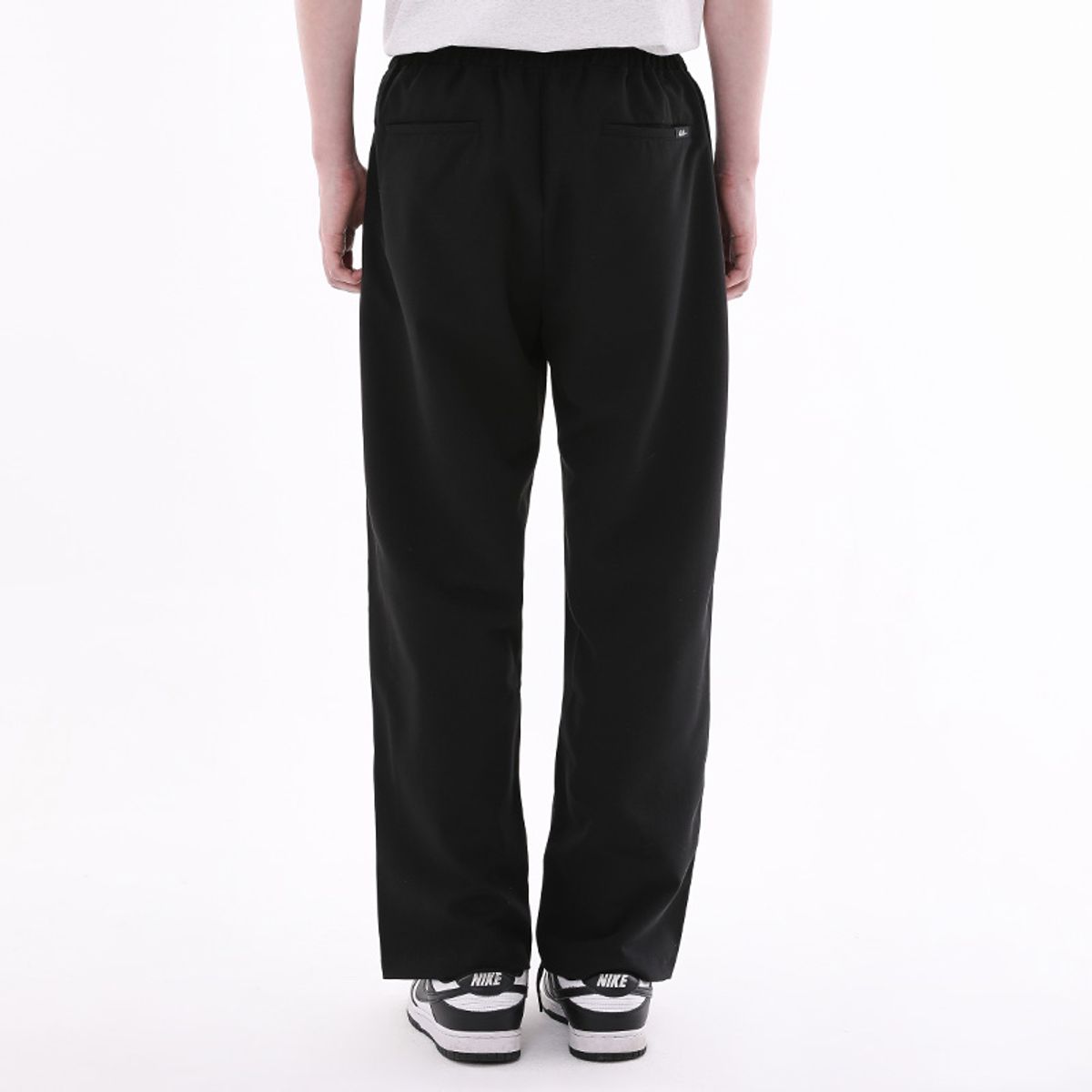 쿨트(KULTE) WIDE BANDING SLACKS 블랙