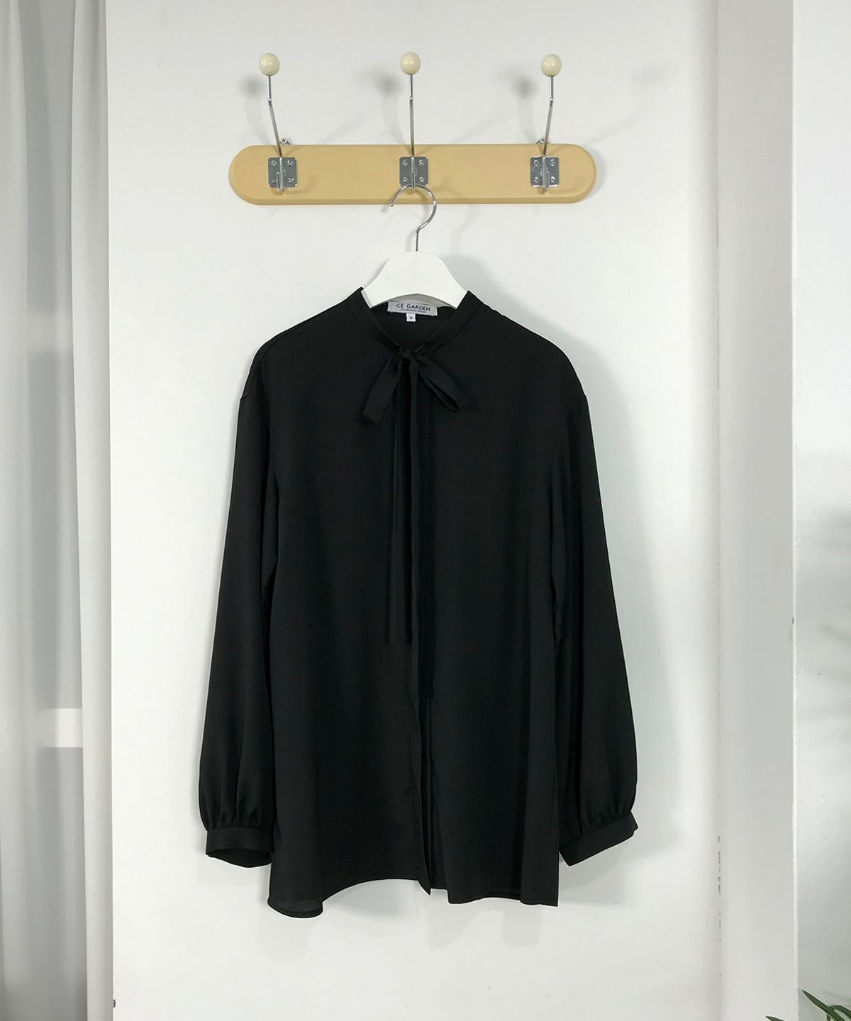 아이스가든에이오공팔(ICE GARDEN A.508) Puff Sleeve Bow Tie Blouse