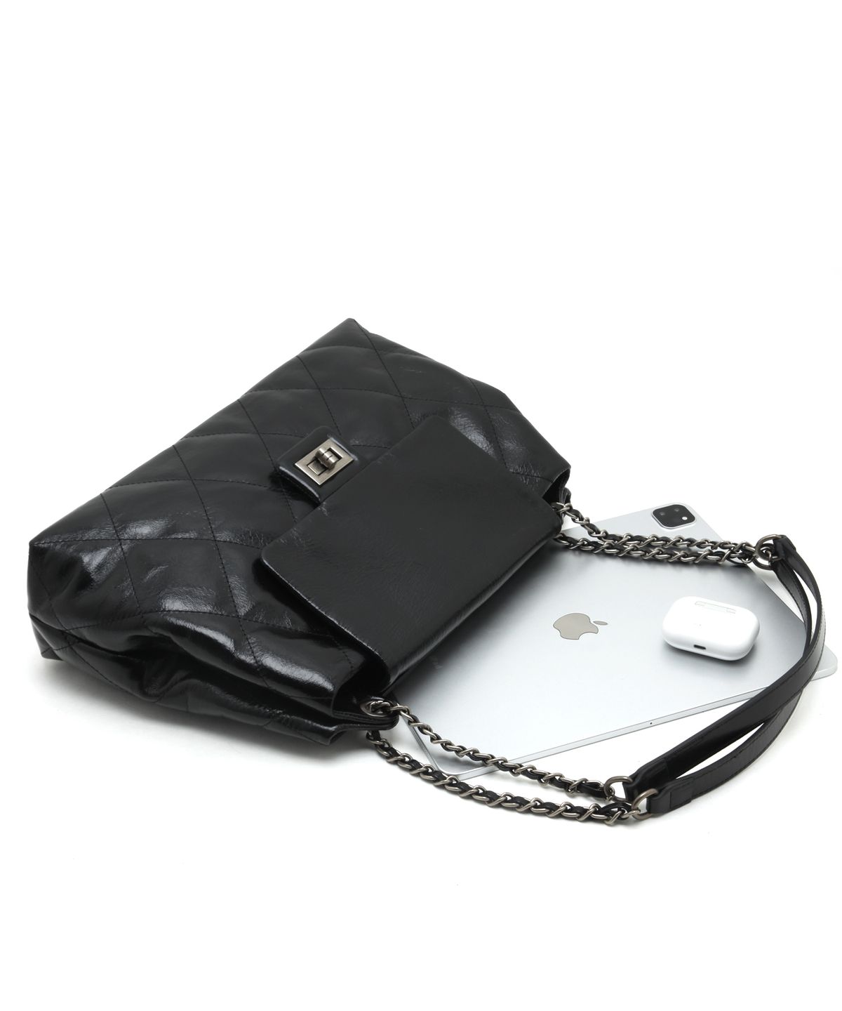 마틴콕스(MATINCOX) Must Leather Quilted Bag (Cowhide) - Black