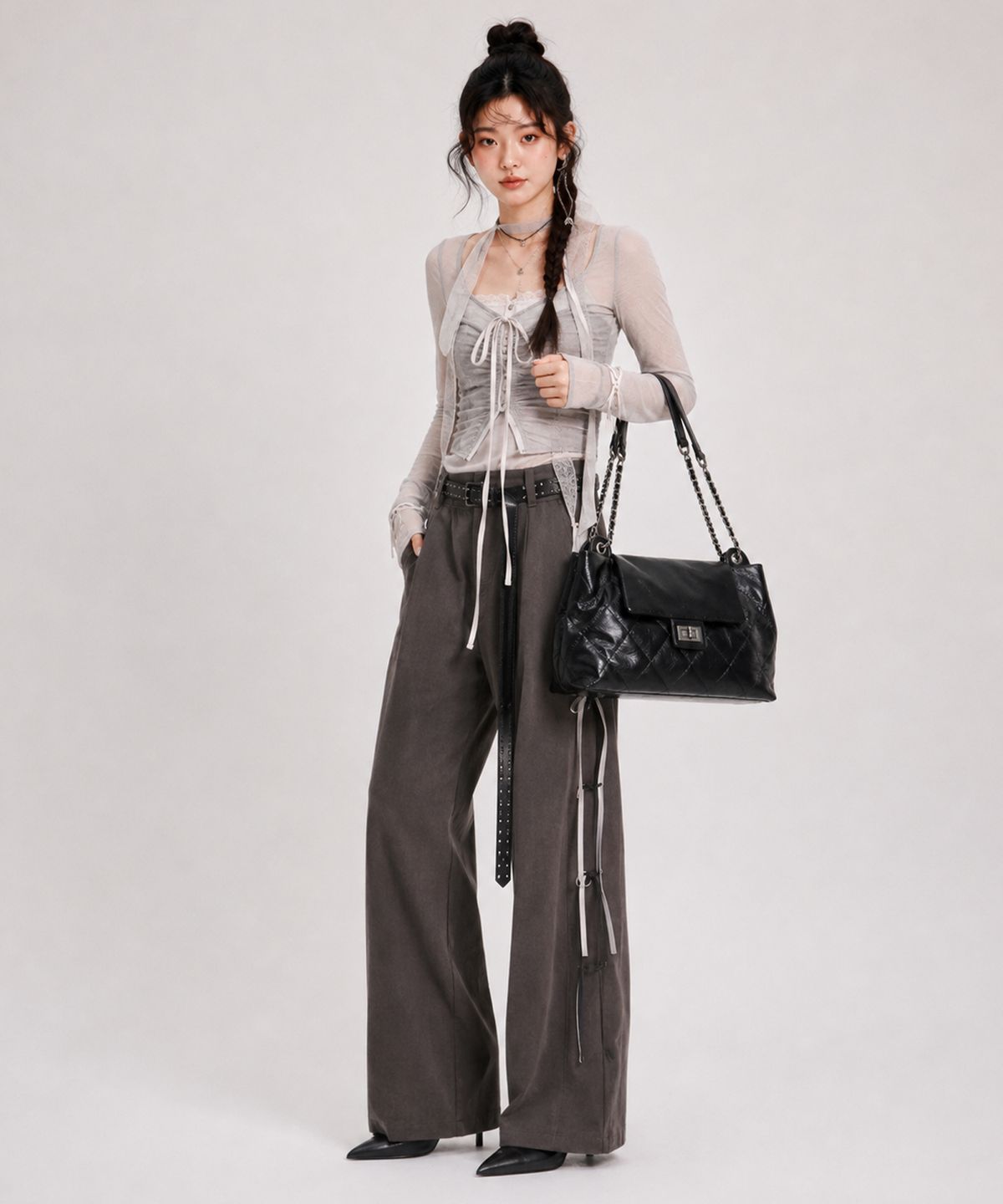 마틴콕스(MATINCOX) Must Leather Quilted Bag (Cowhide) - Black