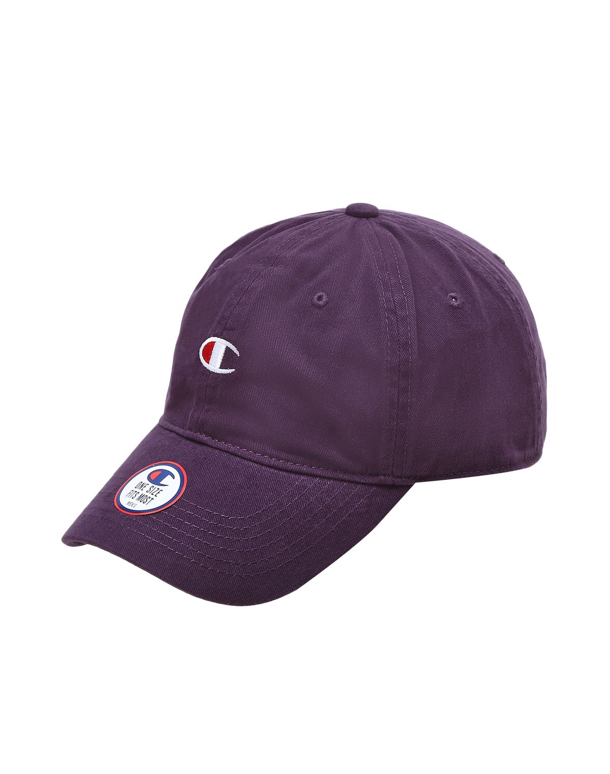 챔피온(CHAMPION) [US] 가먼트워시 릴렉스드 C로고 캡 (DARK PURPLE) CKHE3F004U3