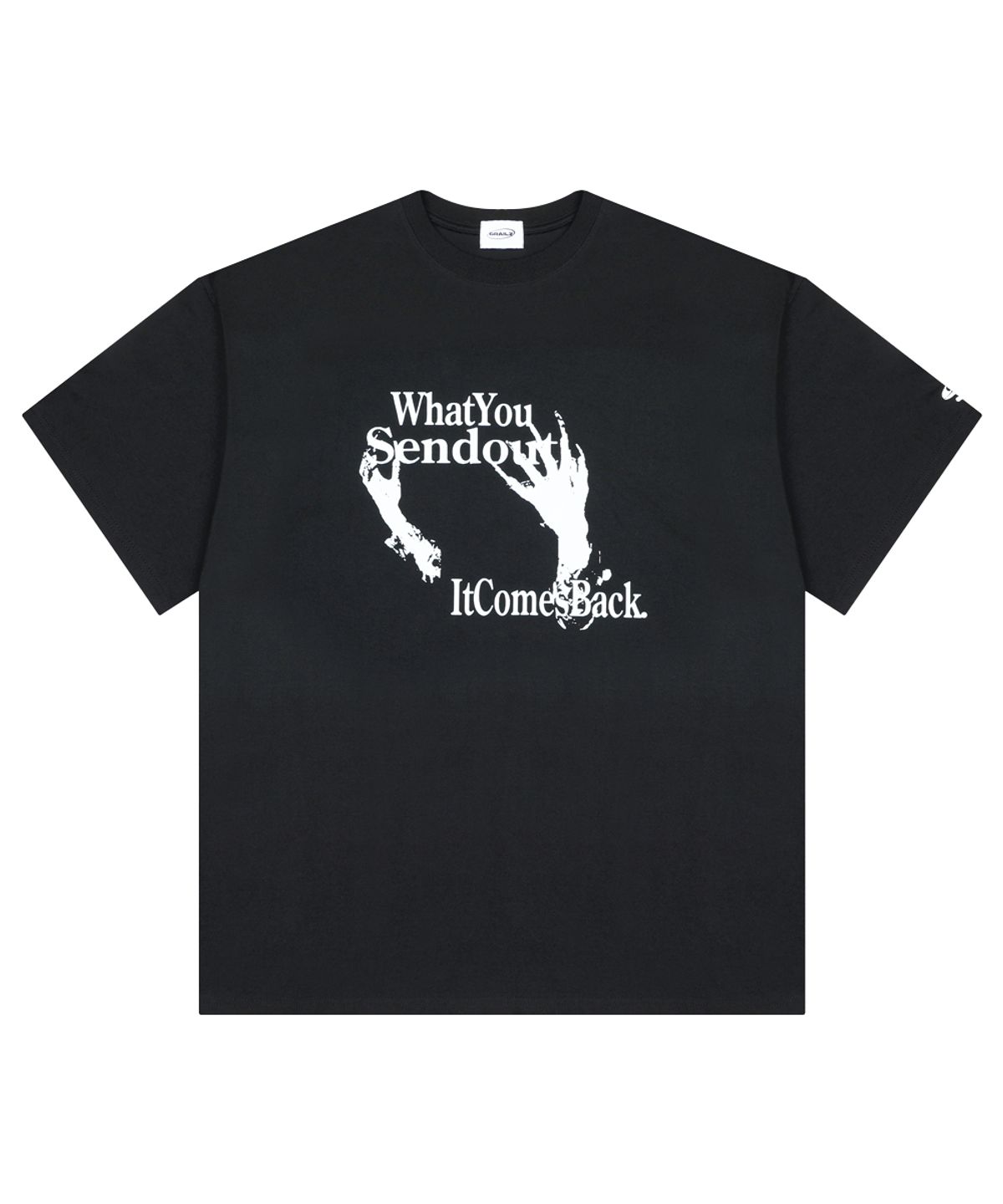 그레일즈(GRAILZ) LIFE IS AN ECHO T-SHIRTS [BLACK]
