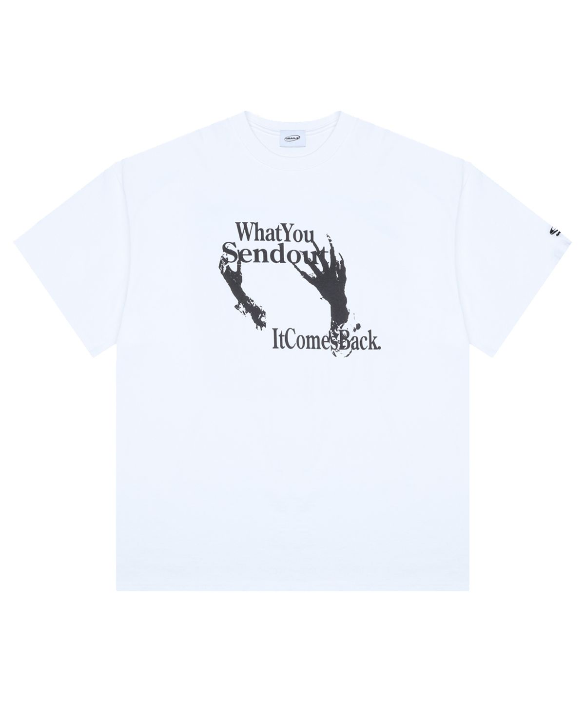 그레일즈(GRAILZ) LIFE IS AN ECHO T-SHIRTS [WHITE]