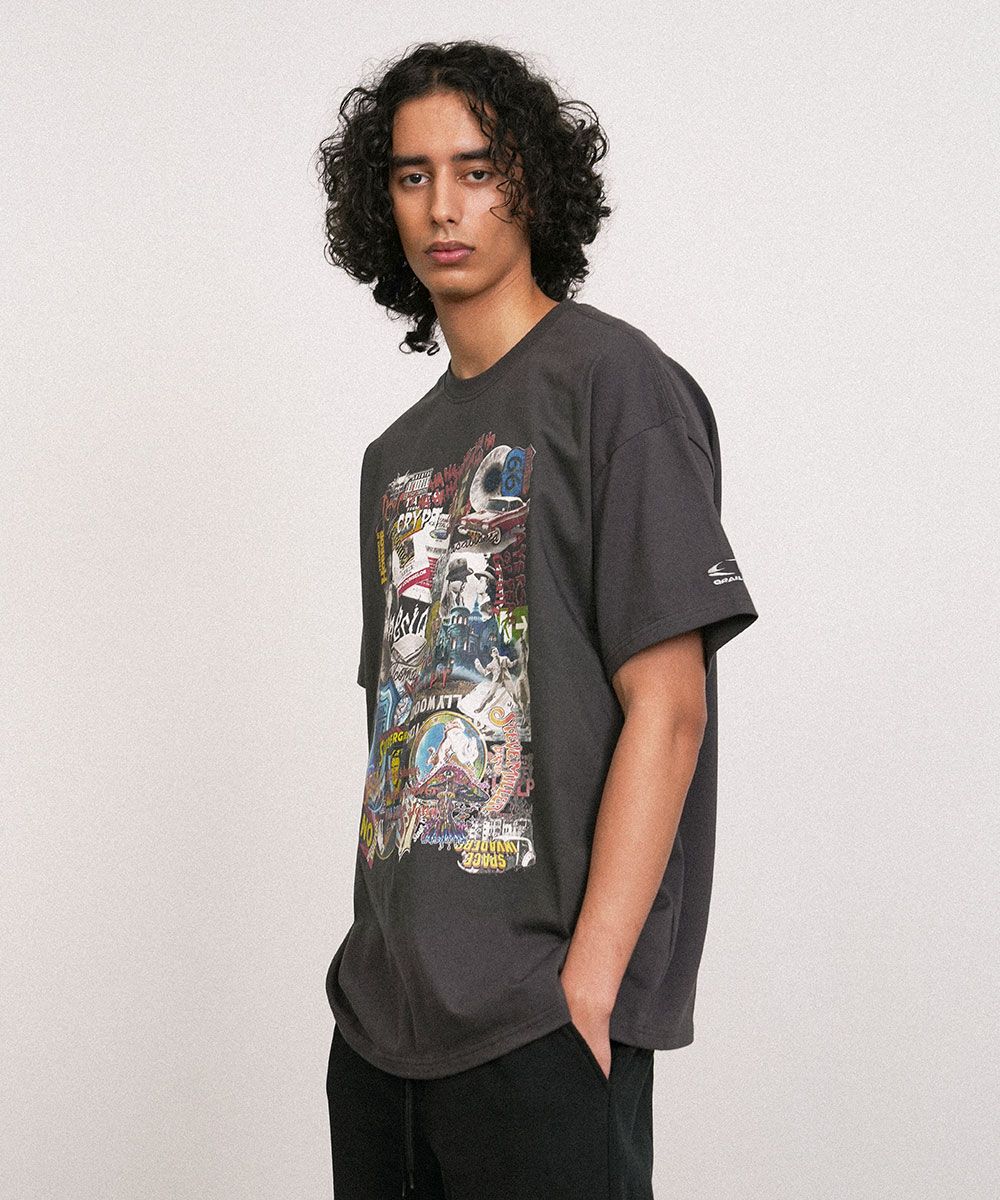 【GRAILZ】COLLAGE T-SHIRTS [BLACK] MUSINSA | GRAILZ COLLAGE T-SHIRTS [CHARCOAL]