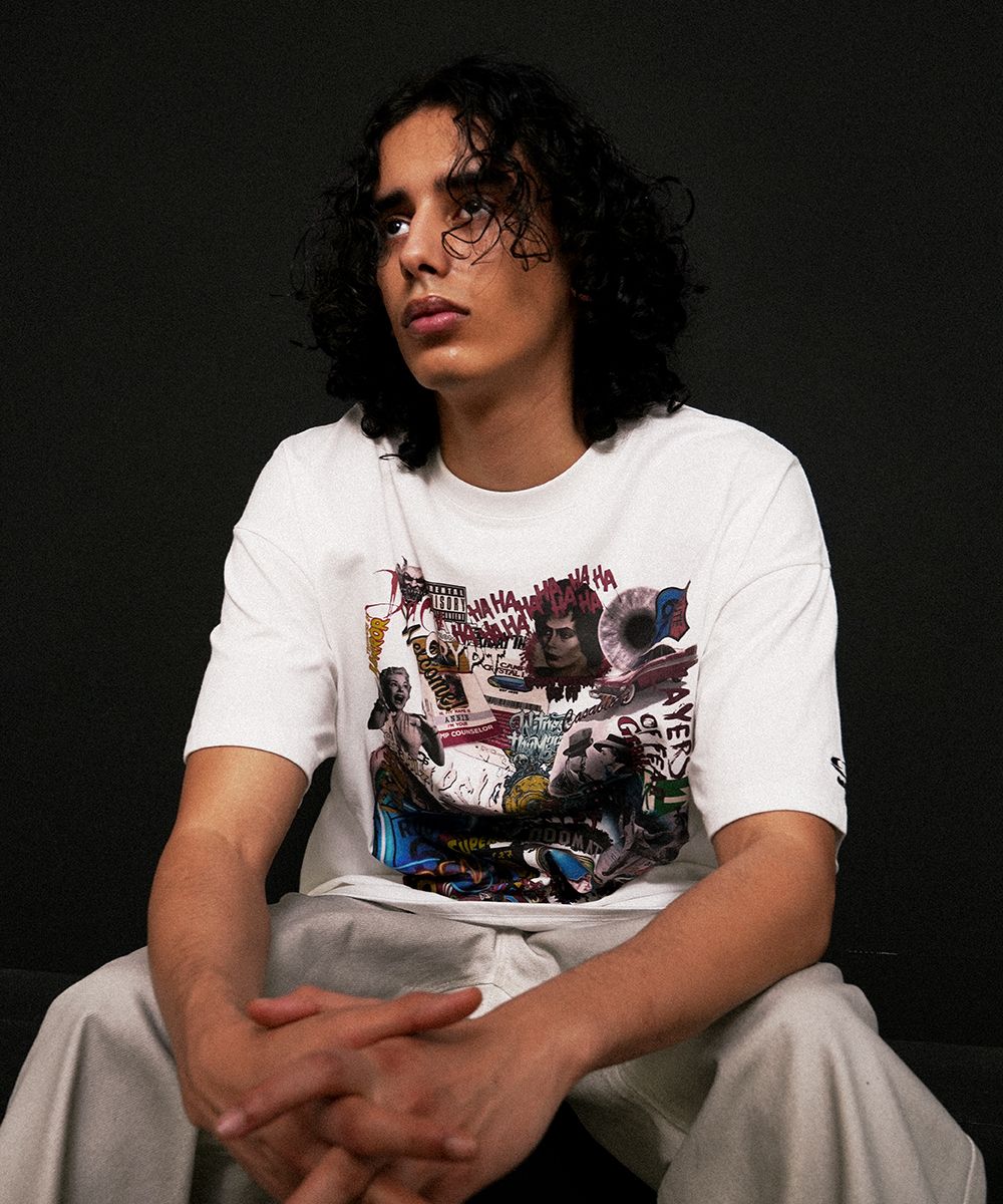 ★GRAILZ ★ COLLAGE T-SHIRTS MUSINSA | GRAILZ COLLAGE T-SHIRTS [WHITE]