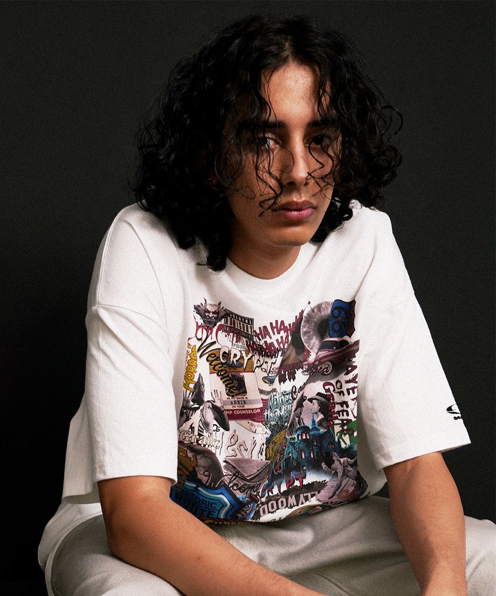 ★GRAILZ ★ COLLAGE T-SHIRTS MUSINSA | GRAILZ COLLAGE T-SHIRTS [WHITE]