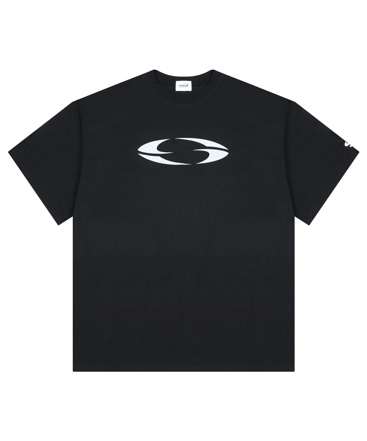 그레일즈(GRAILZ) OVAL LOGO T-SHIRTS [BLACK]